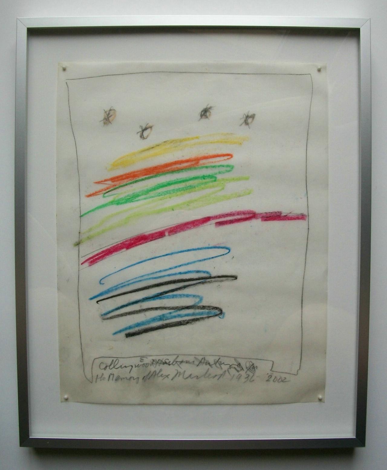 Modern Roy D. Fleming, Contemporary Canadian Graphite Drawing 3, Signed/Titled/Dated For Sale