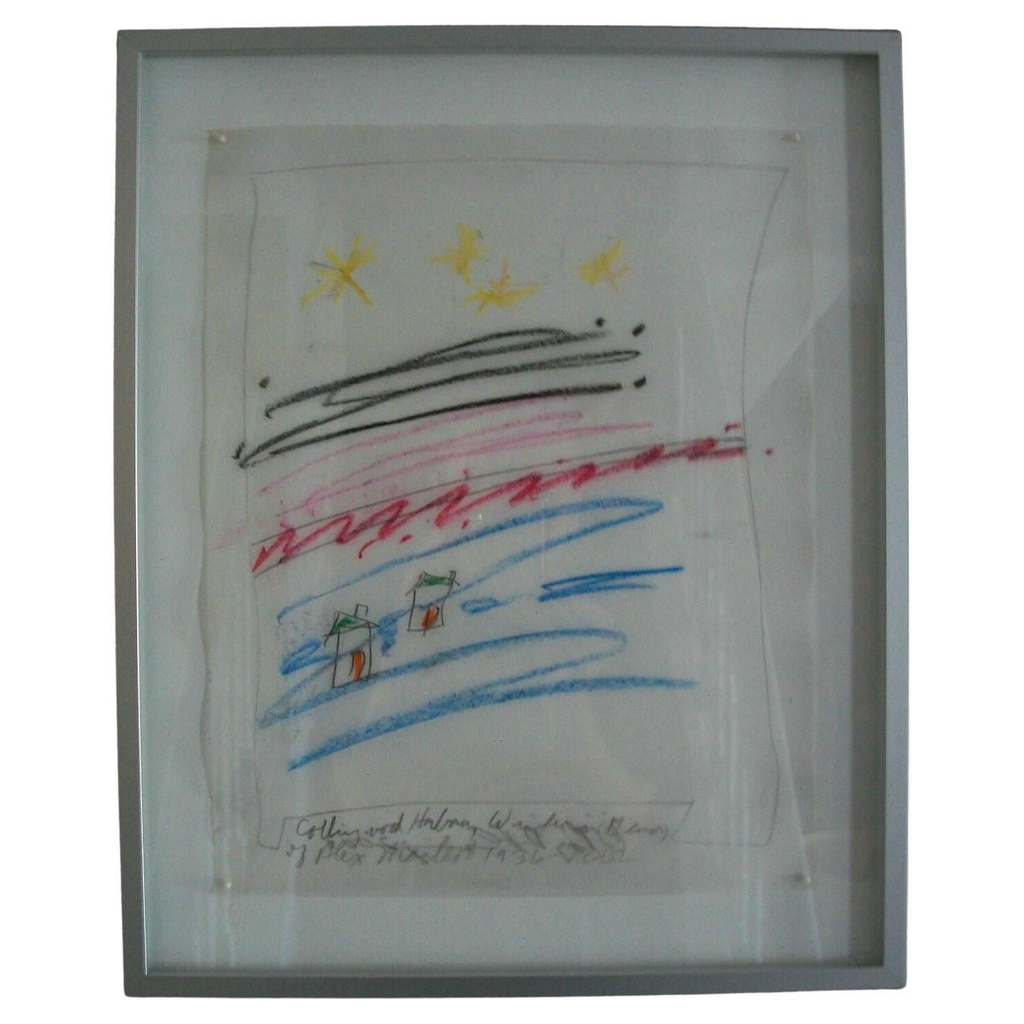 Roy D. Fleming - Contemporary Canadian Graphite Drawing 4. - Signed/Titled/Dated For Sale
