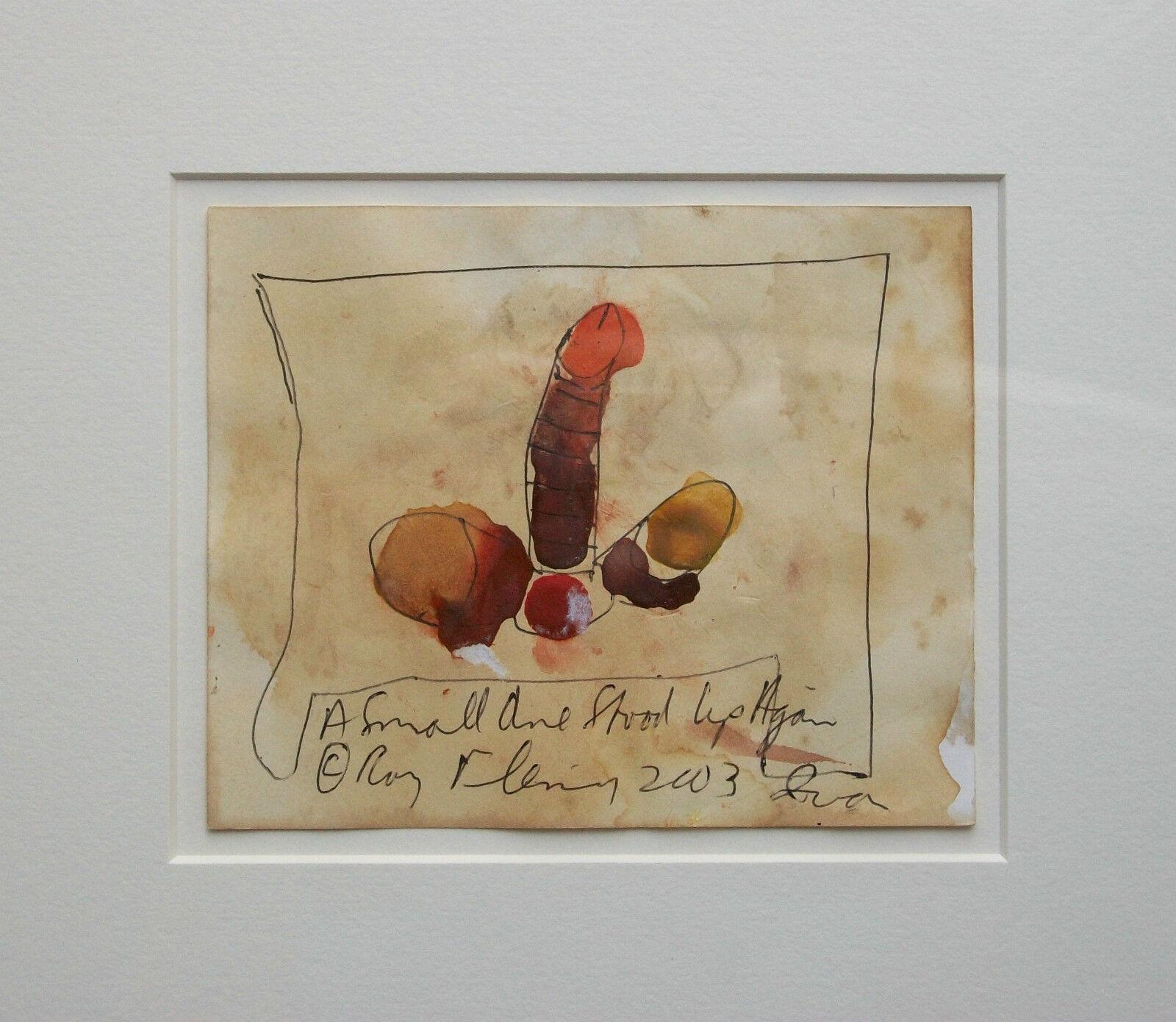 Roy D. Fleming, Zeitgenössisches kanadisches Aquarell und Tusche, signiert / betitelt / datiert (Moderne) im Angebot
