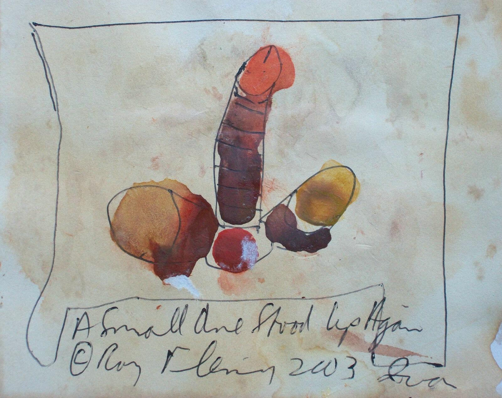 Modern Roy D. Fleming, Contemporary Canadian Watercolor & Ink, Signed / Titled / Dated For Sale