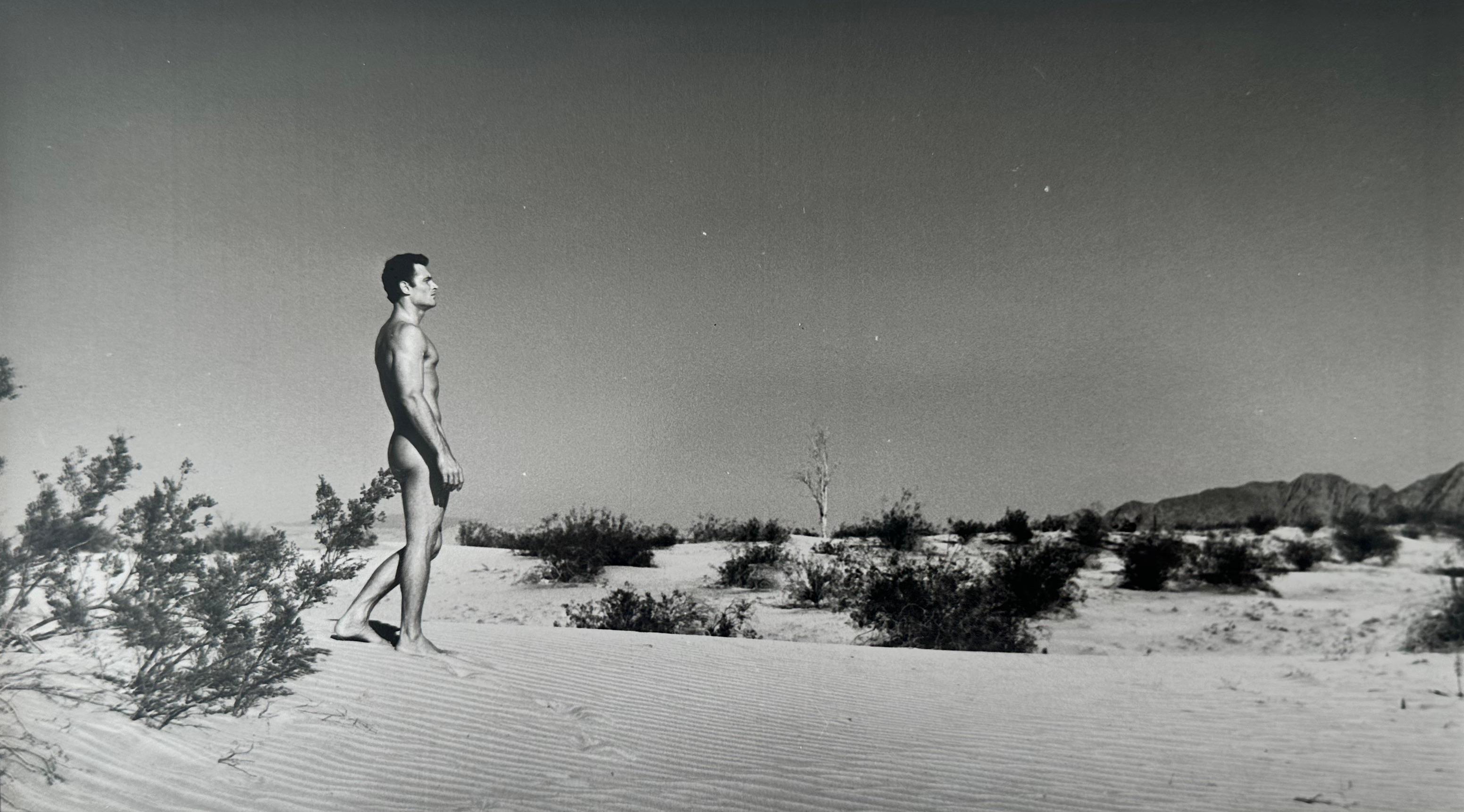 Roy Dean Nude Photograph - Male Nude Desert Landscape Study 