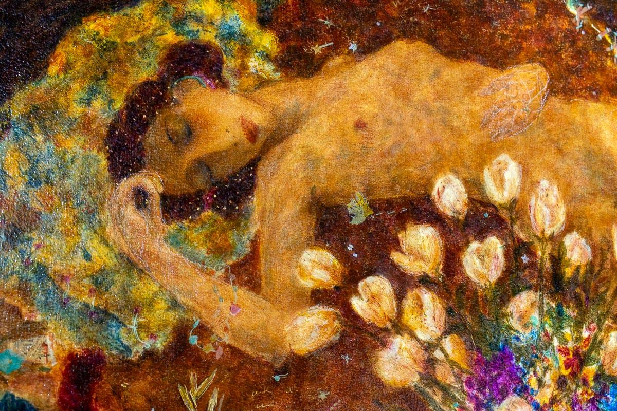 A Trueing Heart I - nature morte, signée à la main, Roy Fairchild en vente 2