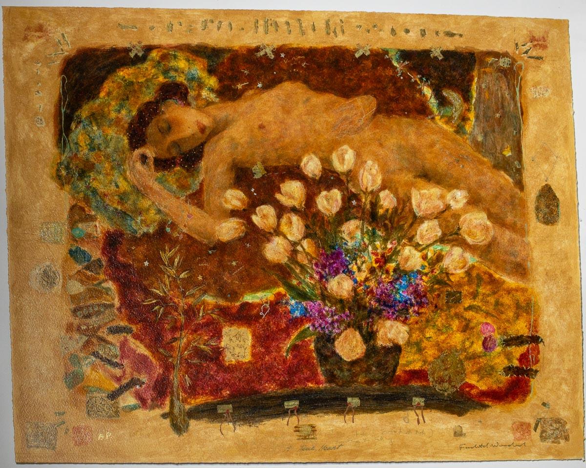 A True Heart I - natura morta, firmata a mano, Roy Fairchild