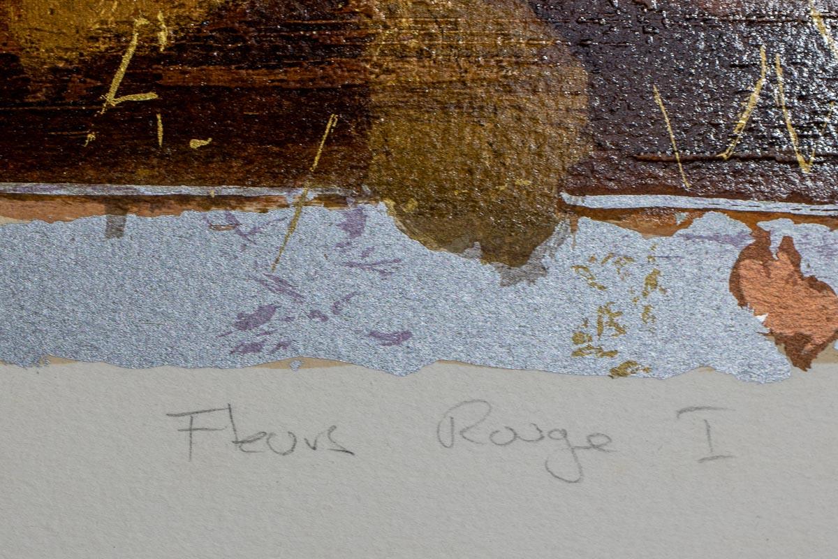 Fleur Rogue I - naturaleza muerta, firmado a mano, Roy Fairchild en venta 1