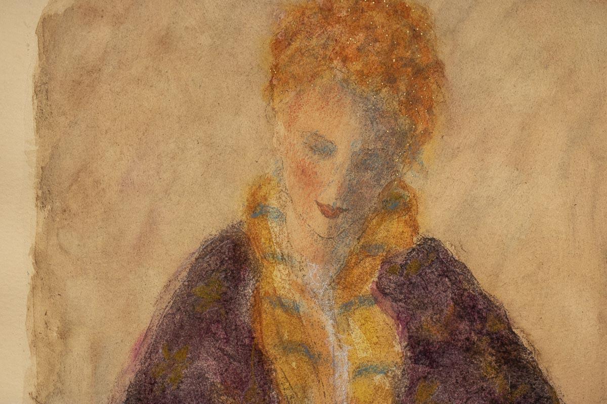 Florence II – seltener Künstler-Probedruck, Porträt, handsigniert, Roy Fairchild  im Angebot 4
