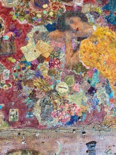 Colcha de la Amistad - naturaleza muerta, firmada a mano, Roy Fairchild