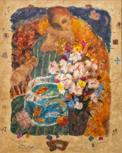 Like a Quiet Angel (custom framed hand signed serigraph)