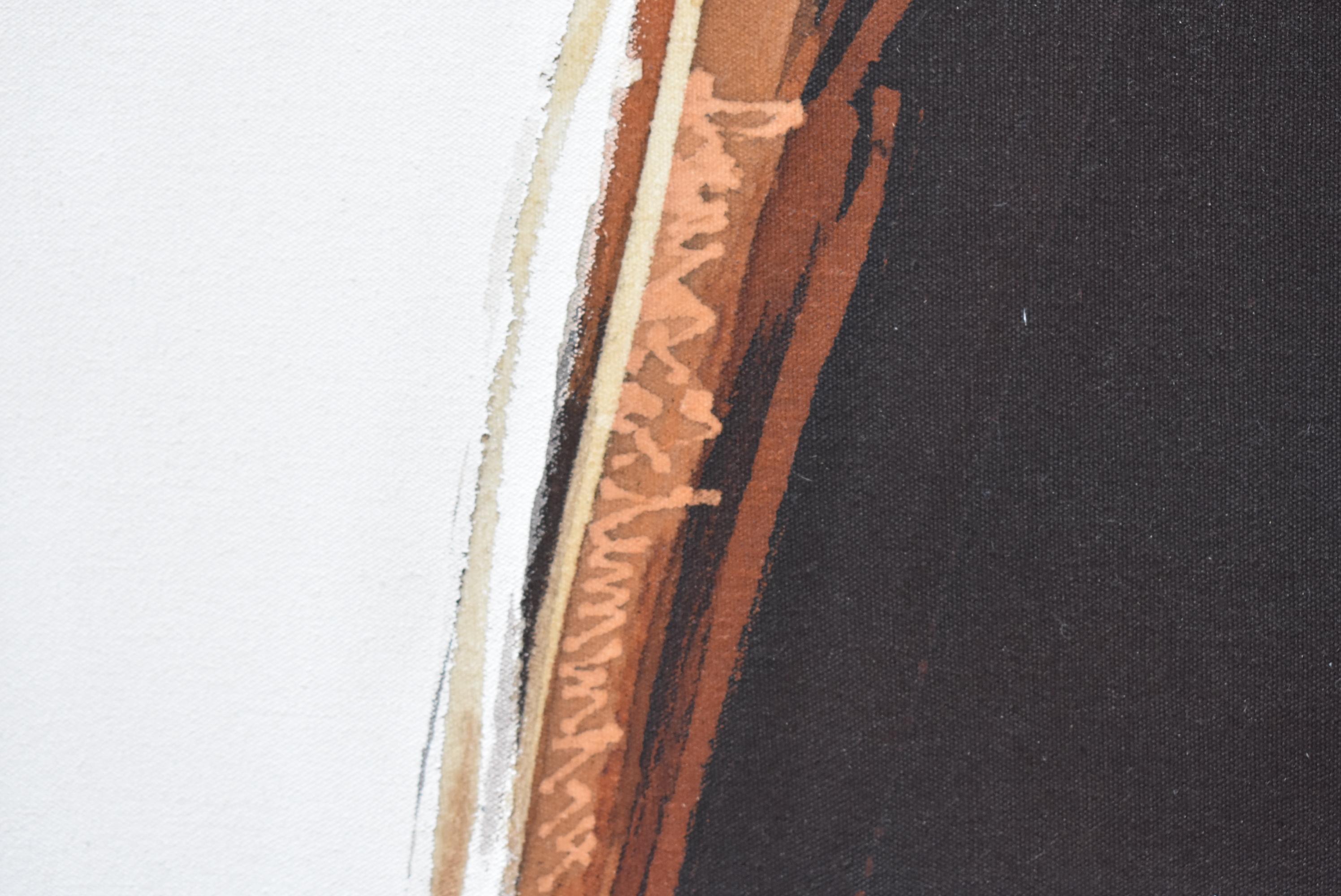 Abstraktes Ölgemälde auf Leinwand von Roy Fleming, 1974 im Angebot 1