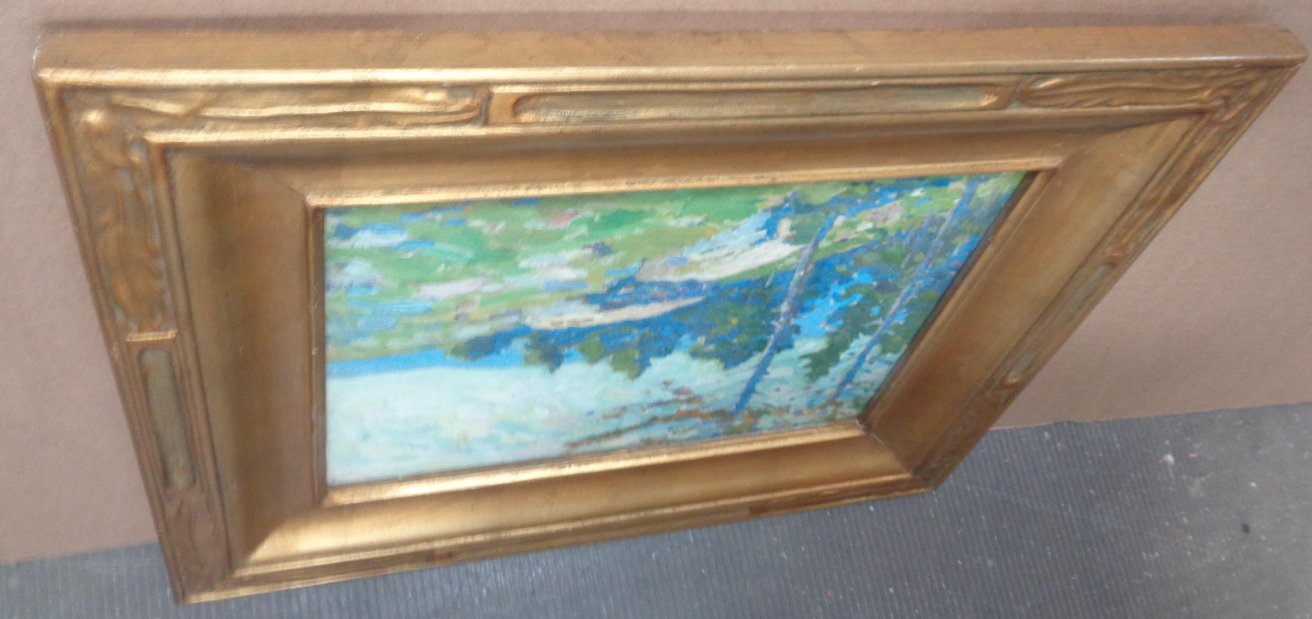 Roy Henry Brown NA, amerikanisches impressionistisches Landschaftsgemälde, Ölgemälde 1879-1956 im Angebot 9