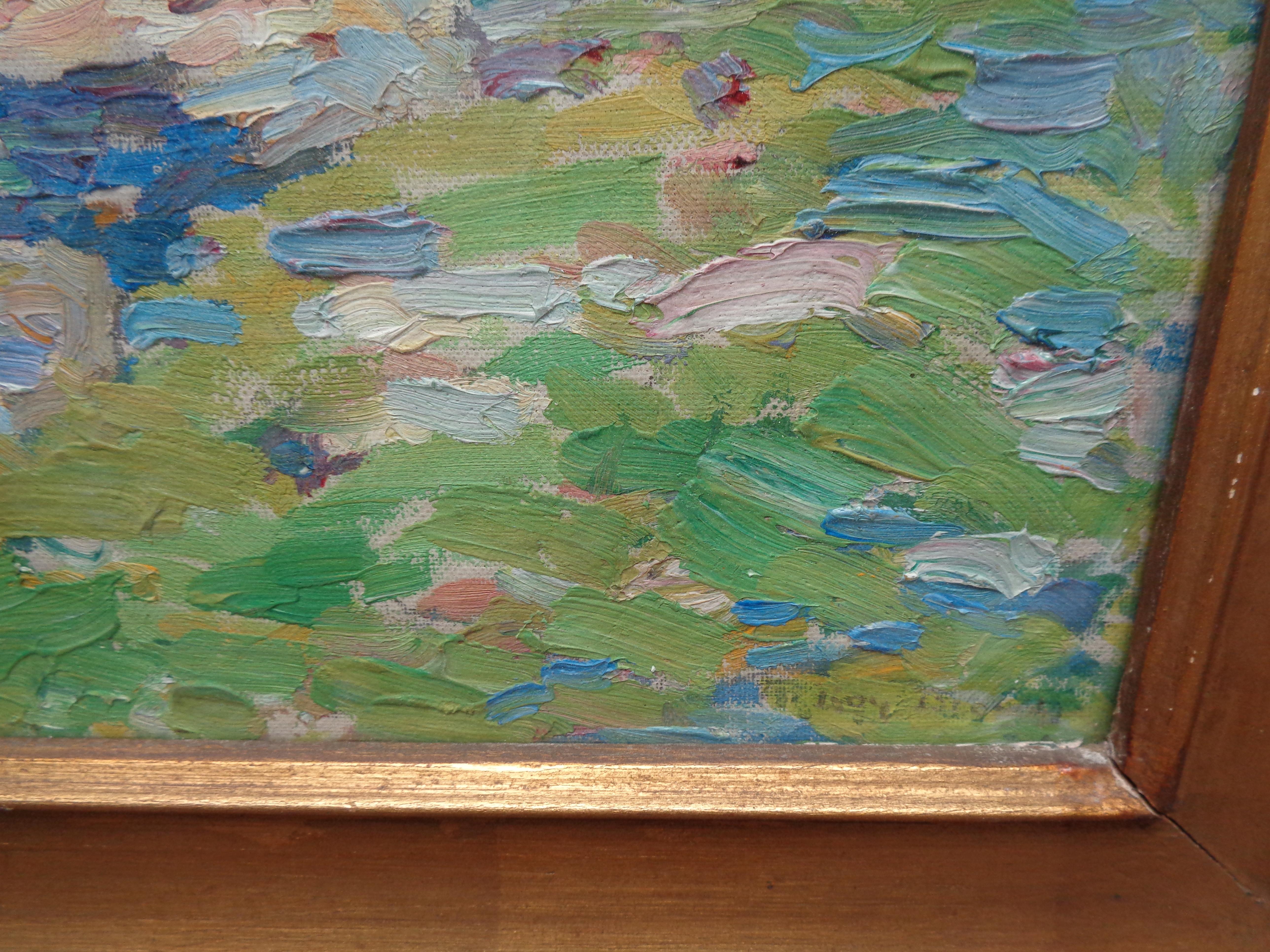 Roy Henry Brown NA, amerikanisches impressionistisches Landschaftsgemälde, Ölgemälde 1879-1956 im Angebot 4