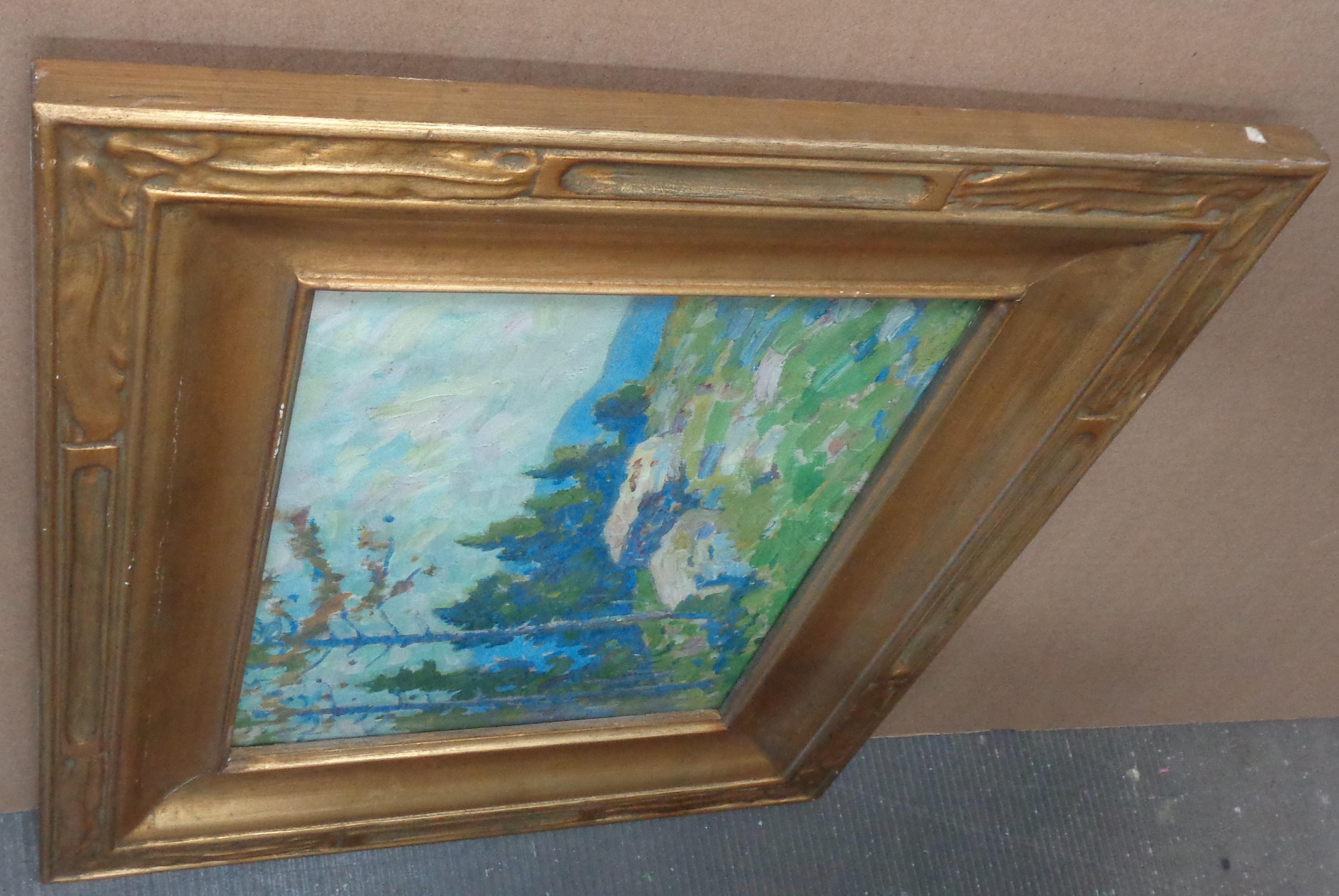 Roy Henry Brown NA, amerikanisches impressionistisches Landschaftsgemälde, Ölgemälde 1879-1956 im Angebot 8