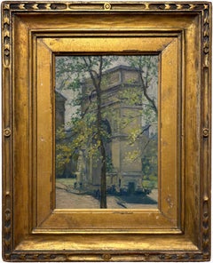 Washington Square Park, American Impressionist, New York, Cityscape