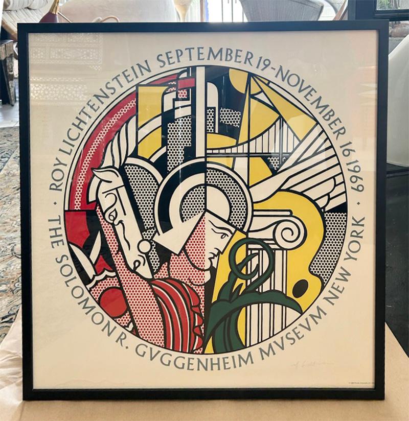 Mid-Century Modern Roy Lichtenstein (1923-1997): Solomon R. Guggenheim Museum Art Print For Sale