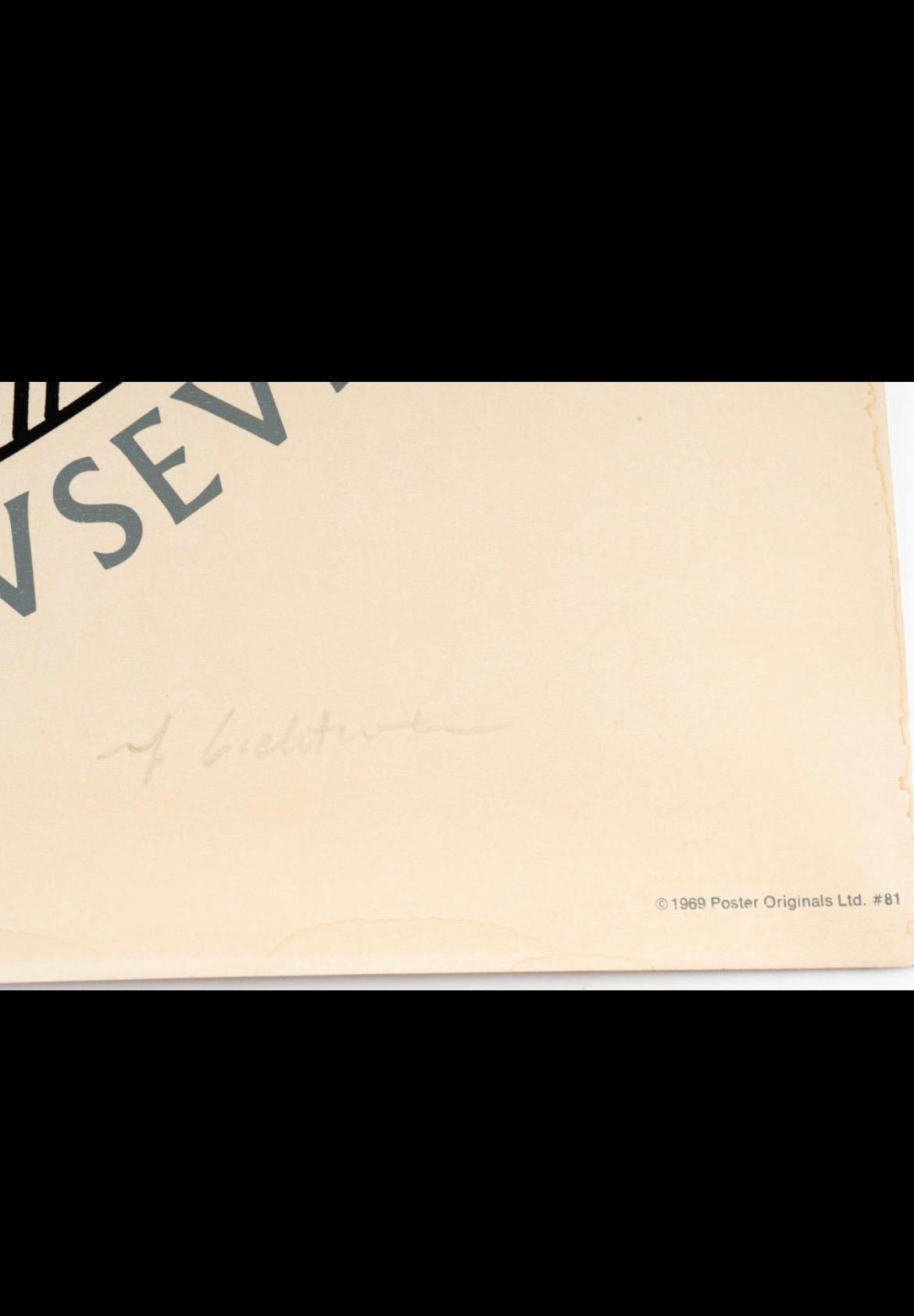 Roy Lichtenstein (1923-1997): Solomon R. Guggenheim Museum Kunstdruck im Zustand „Gut“ im Angebot in Los Angeles, CA