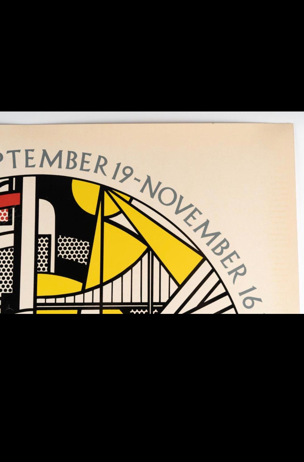 Paper Roy Lichtenstein (1923-1997): Solomon R. Guggenheim Museum Art Print For Sale