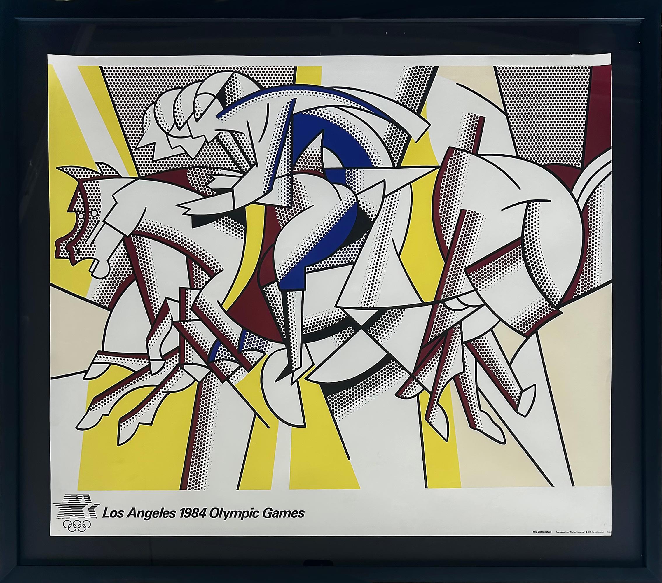 Roy Lichtenstein 1984 Giochi Olimpici di Los Angeles  Poster, 