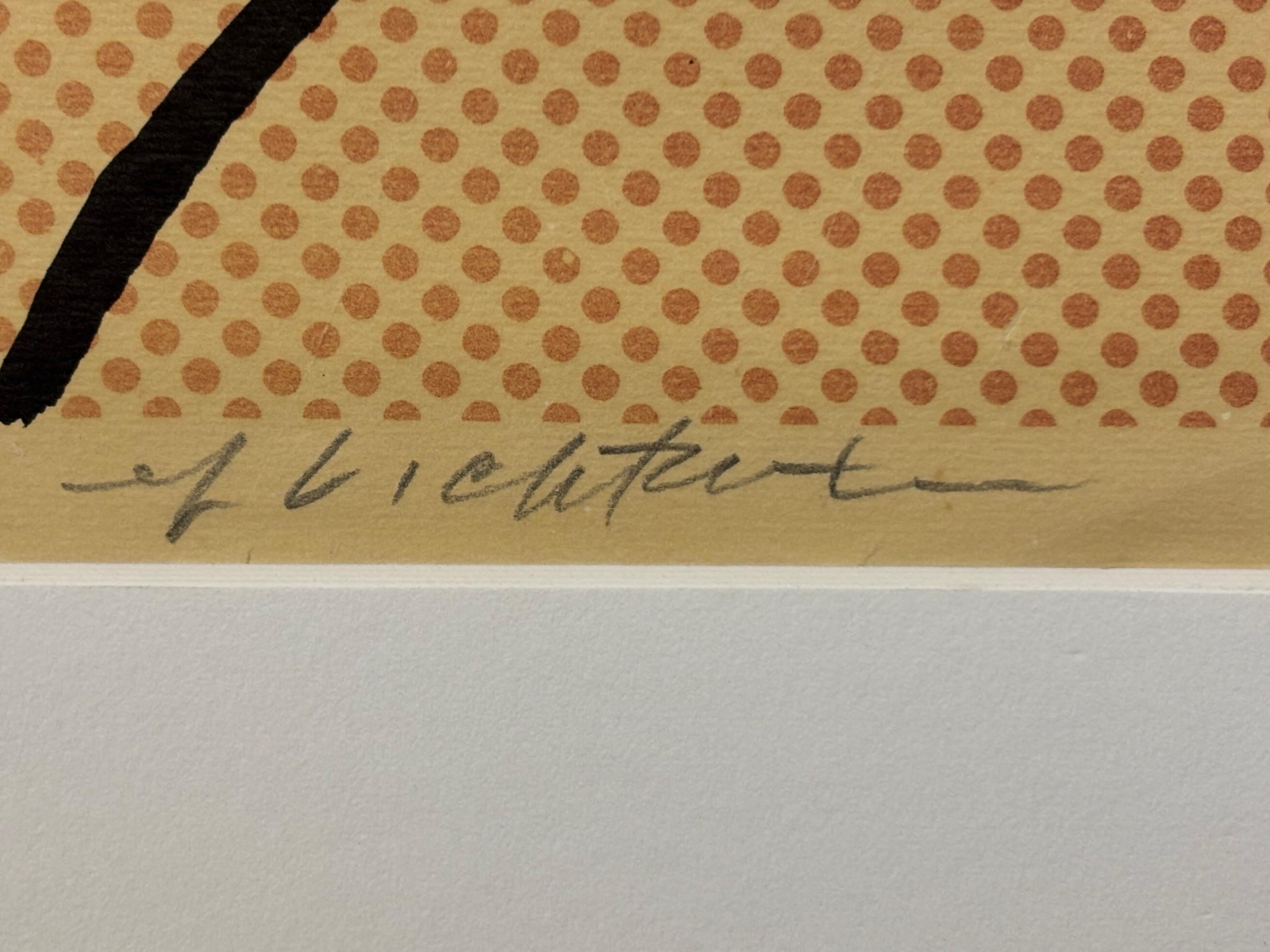 Roy Lichtenstein Weinendes Mädchen, SIGNIERT! (Mitte des 20. Jahrhunderts) im Angebot