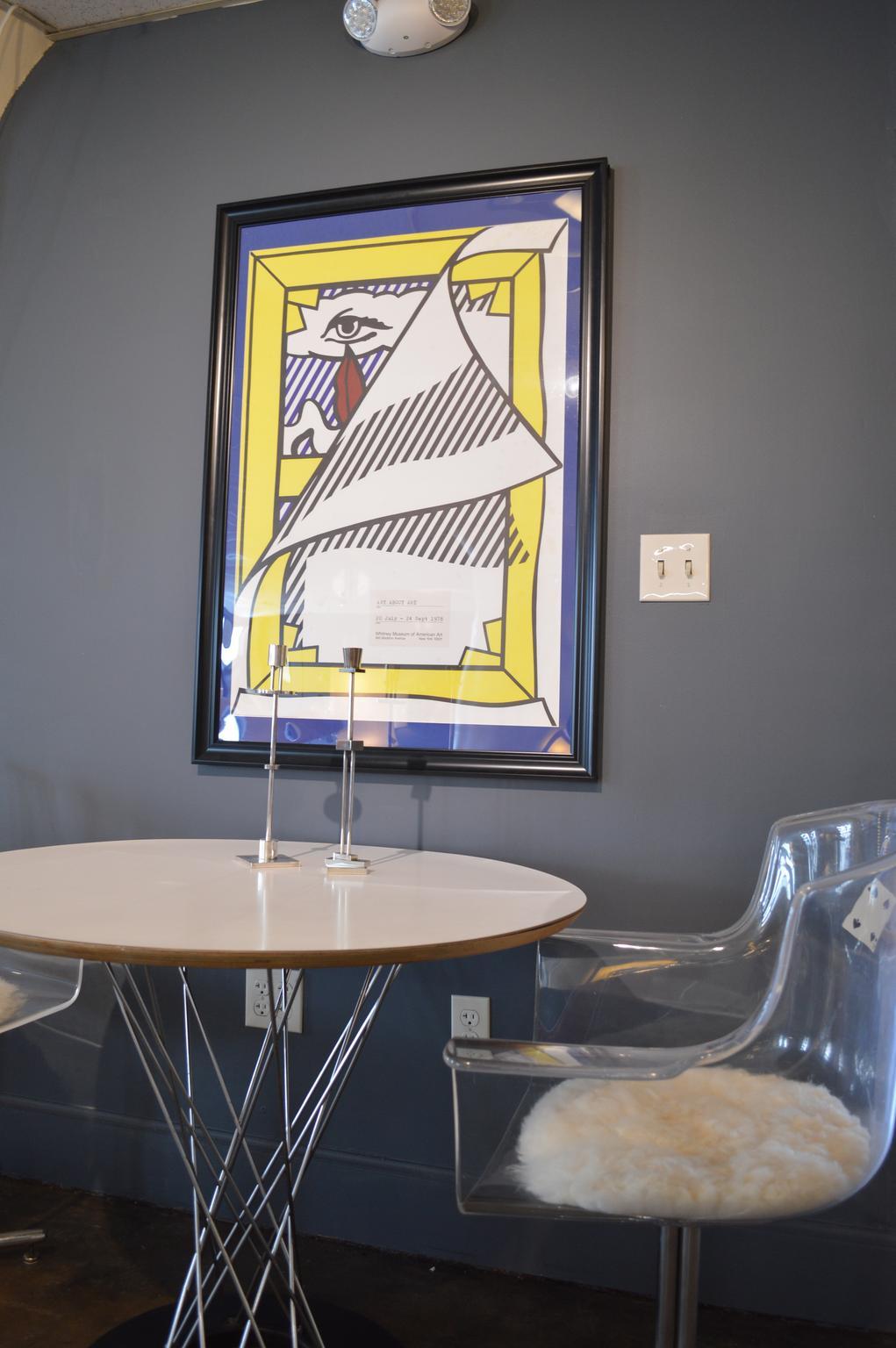 Affiche d'exposition de Roy Lichtenstein pour l'exposition de 1978:: 