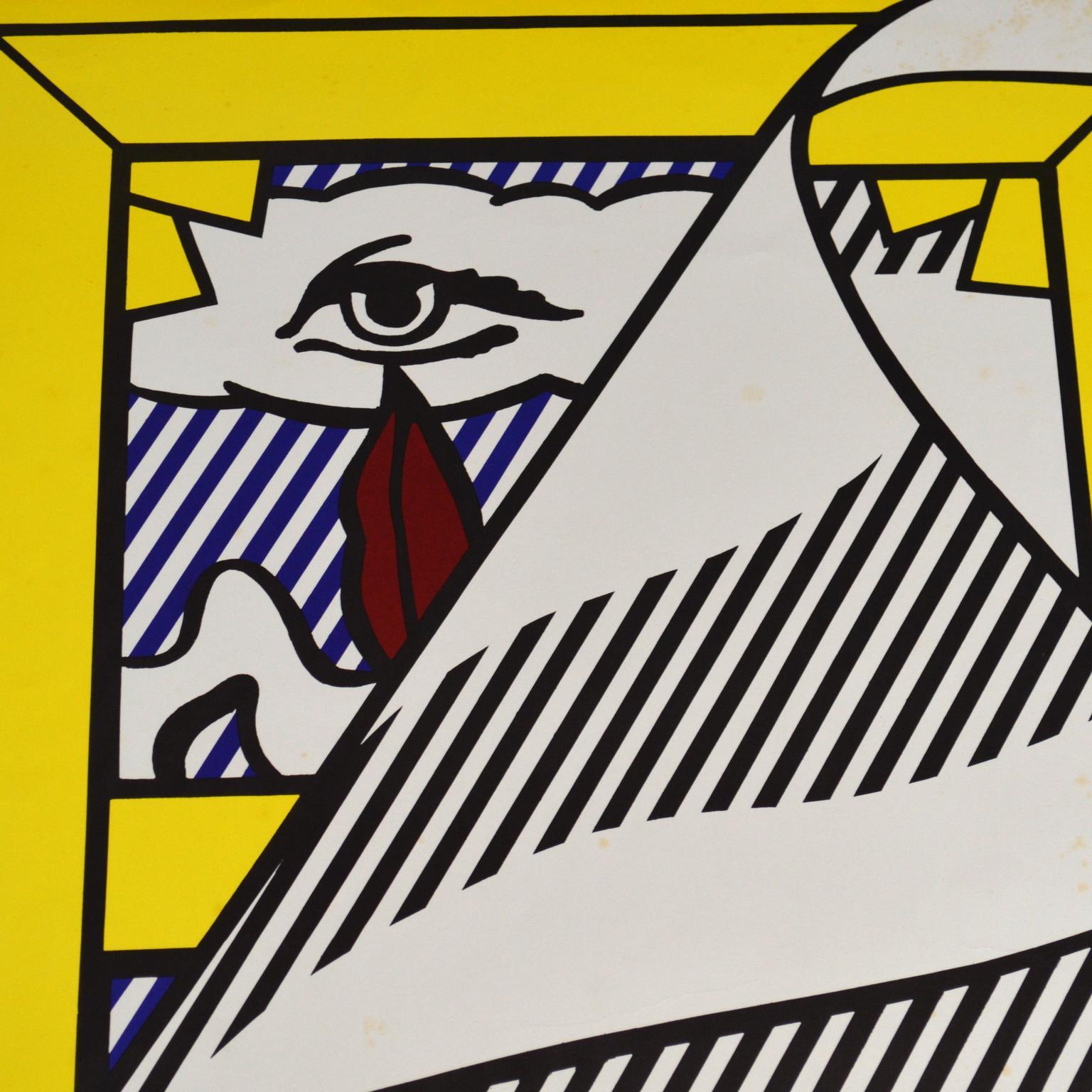 Américain Affiche de l'exposition Roy Lichtenstein:: 