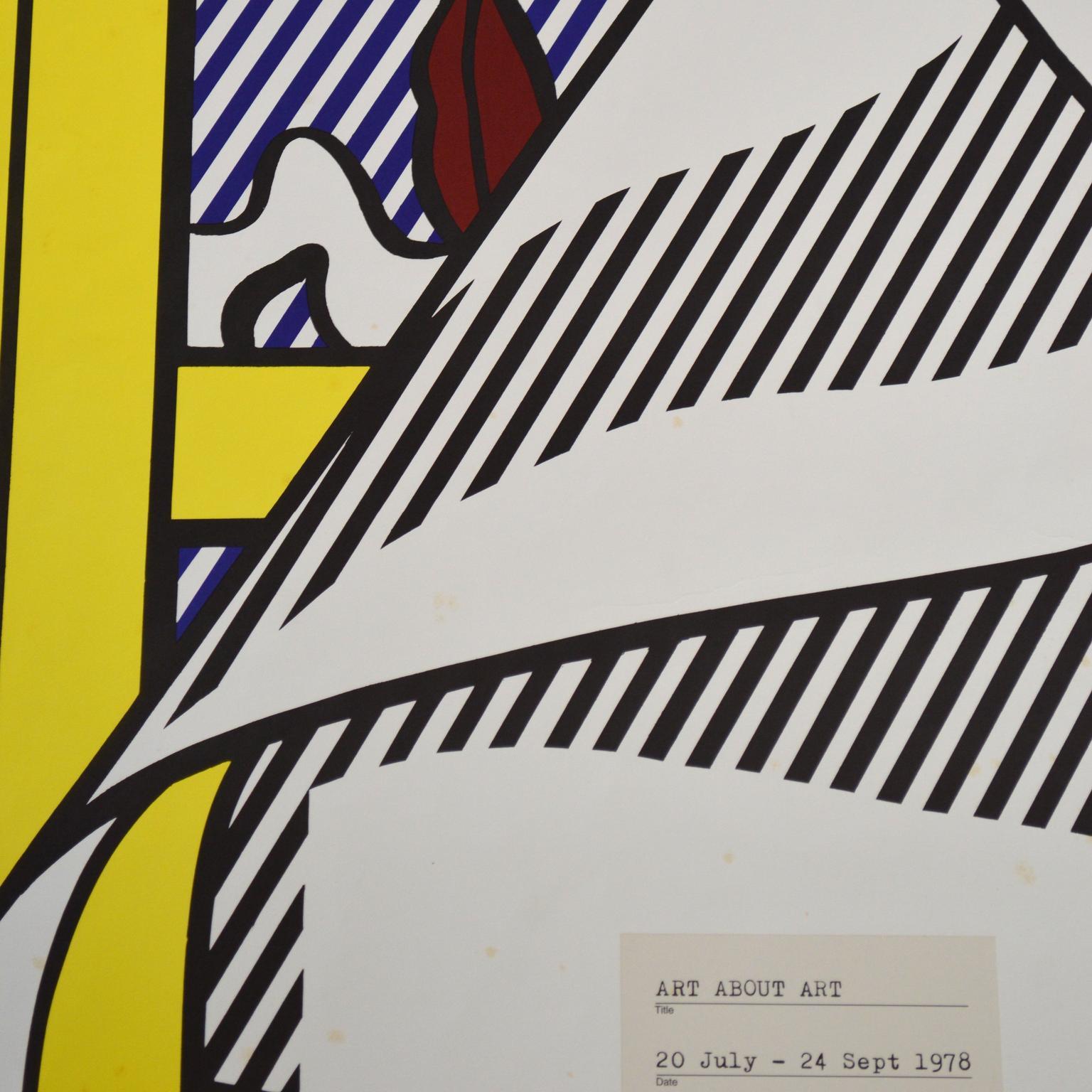 Roy Lichtenstein Exhibition Poster, 