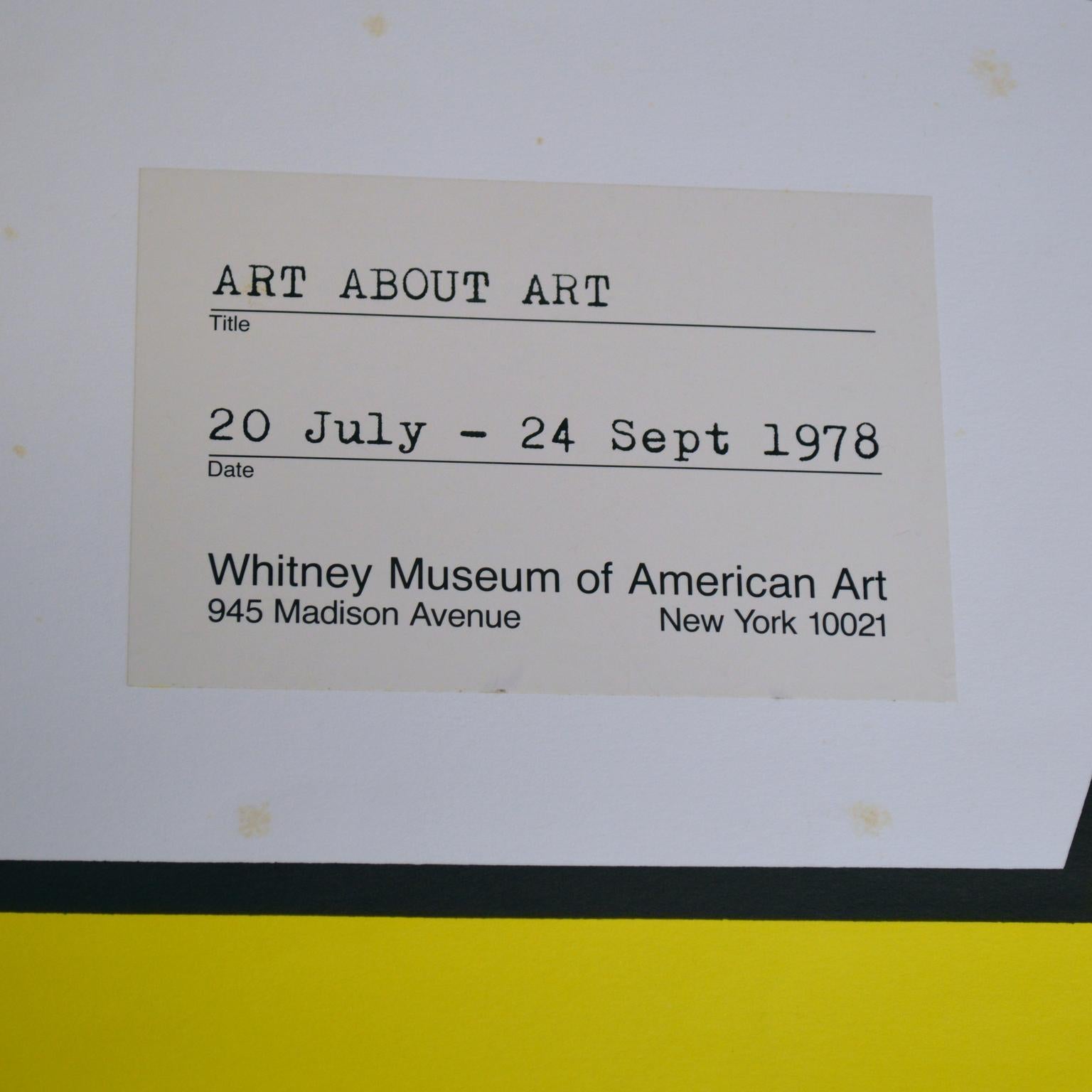 Roy Lichtenstein Exhibition Poster, 