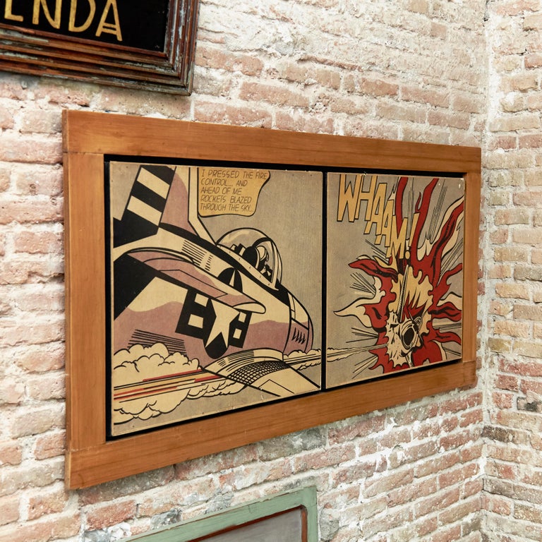 Roy Lichtenstein Framed Whaam! Print by the Tate Gallery, London For Sale at 1stDibs roy