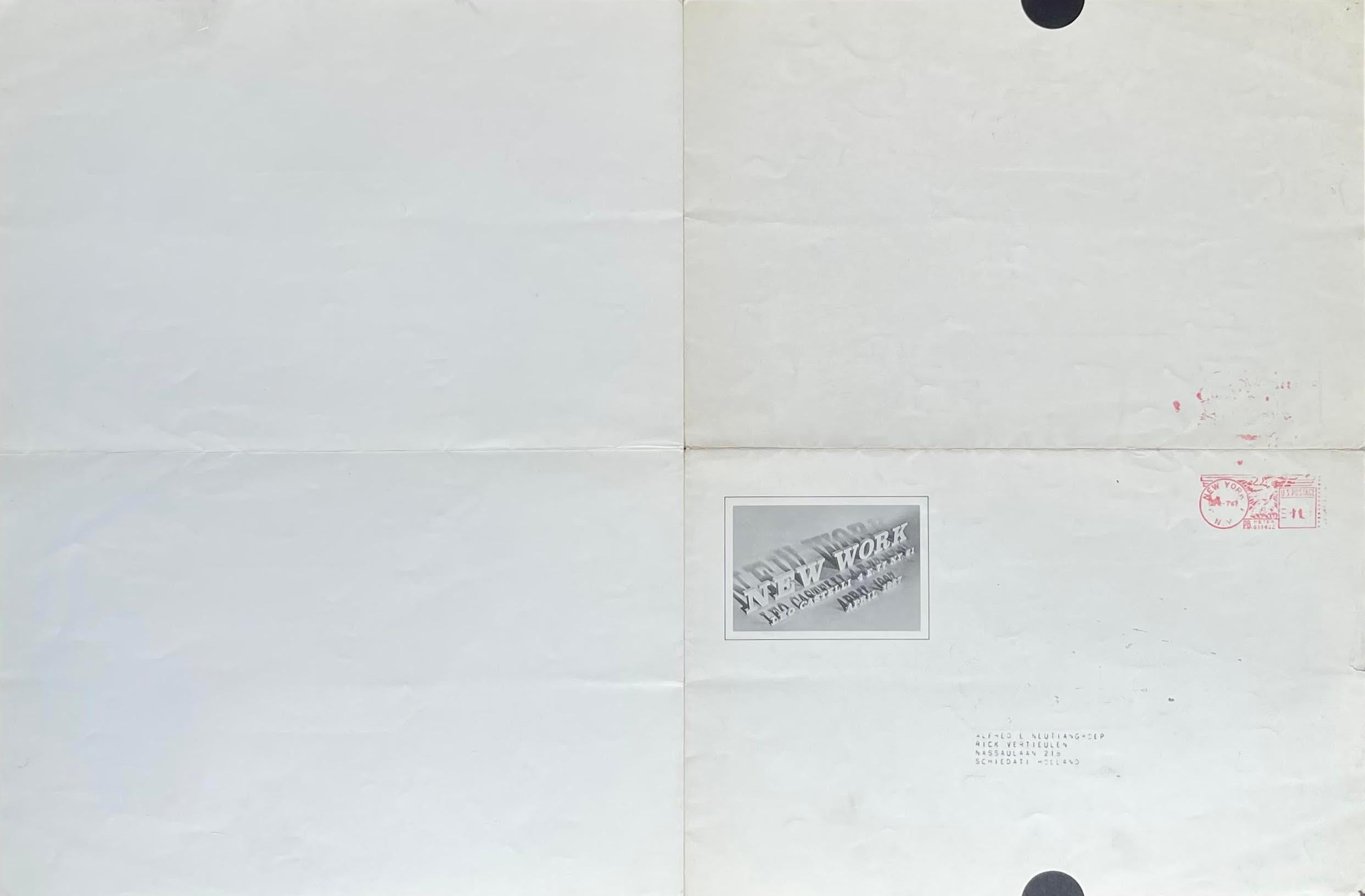 Leo Castelli Galerieplakat (Roy Lichtenstein, Frank Stella, John Chamberlain) im Angebot 4