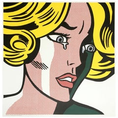 Roy Lichtenstein 'Frightened Girl' Rare Original 1964 Print