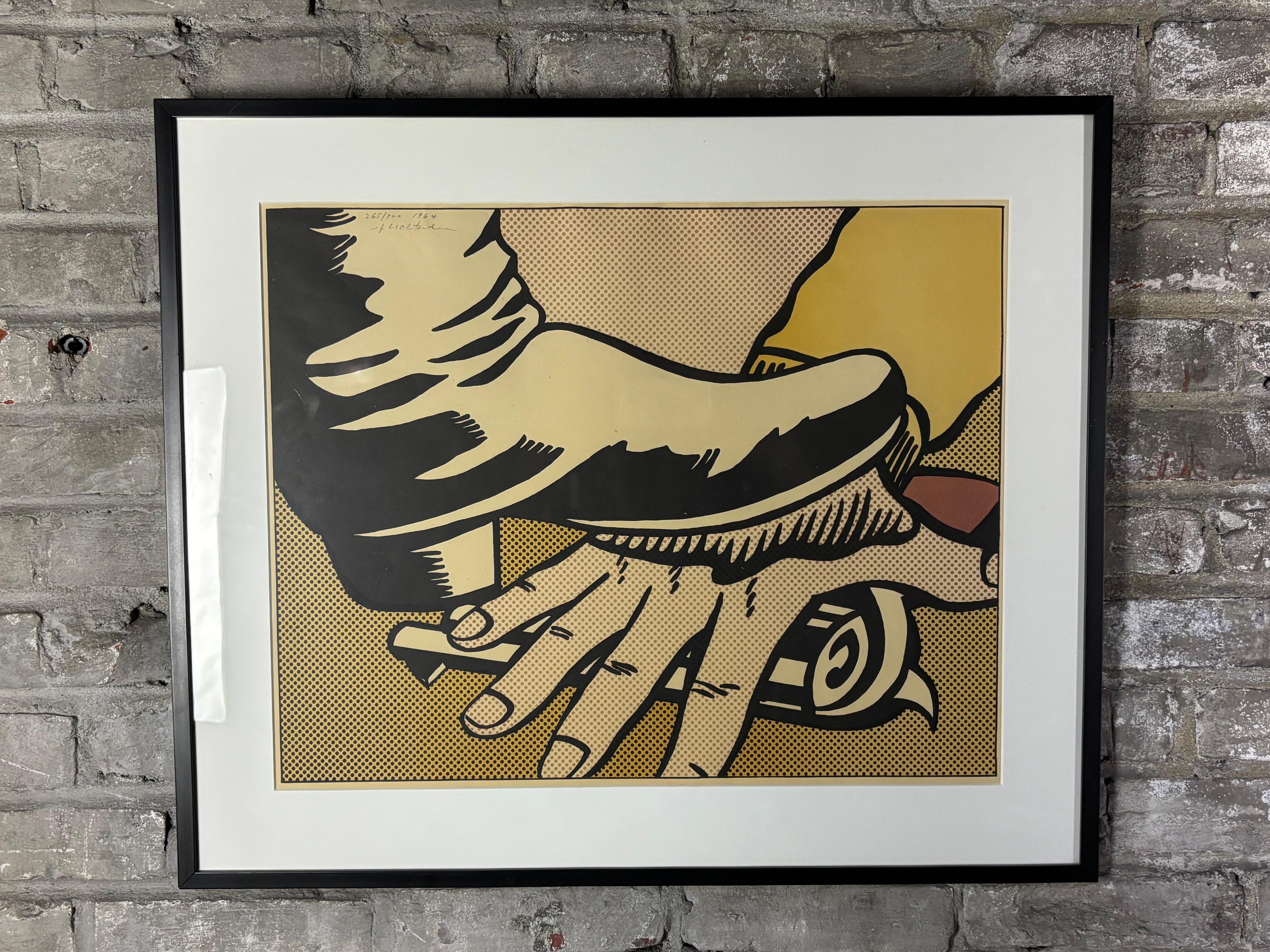 Roy Lichtenstein Hand & Foot In Good Condition For Sale In Philadelphia, PA