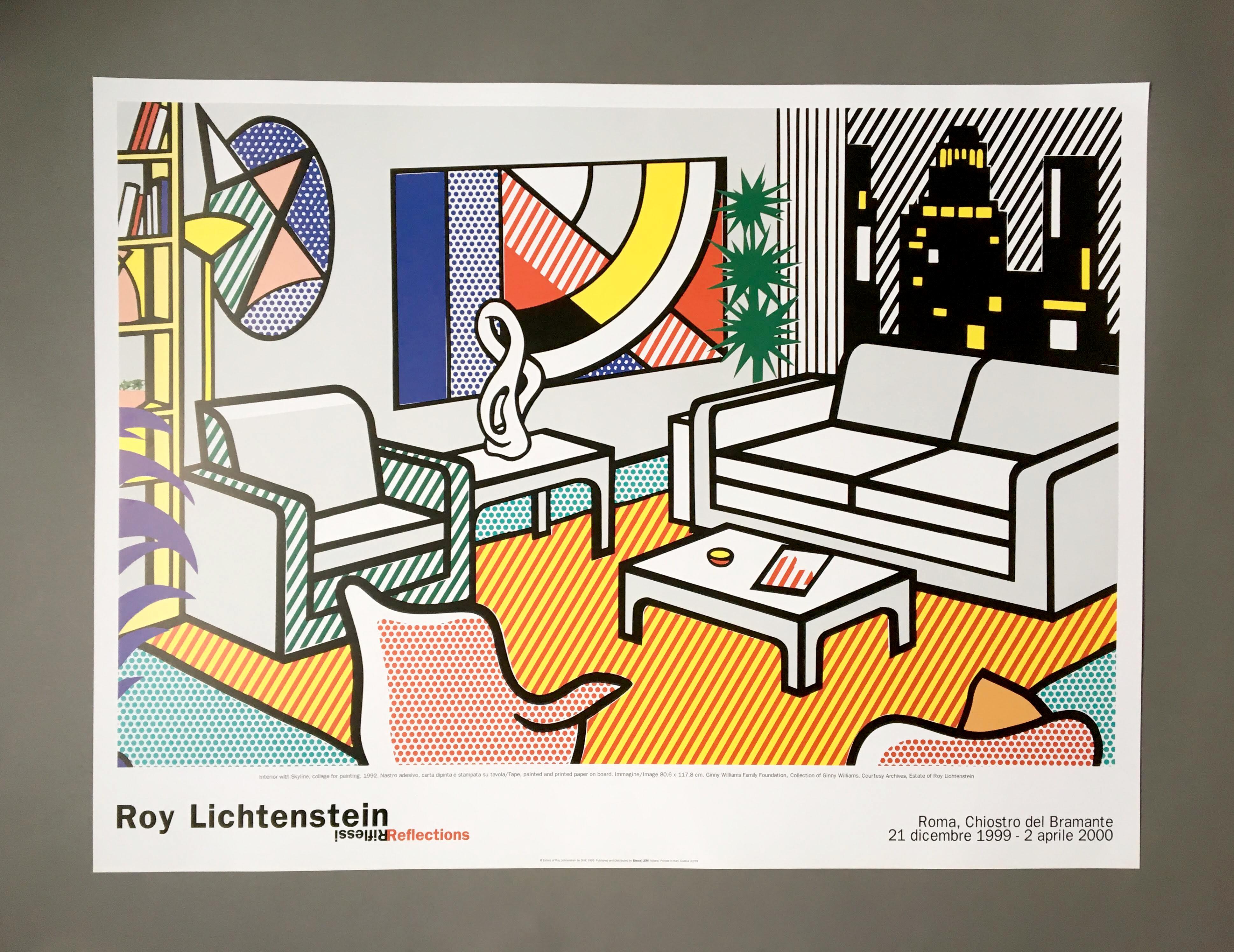 Roy Lichtenstein (Vereinigte Staaten, 1923-1997)
Innenraum mit Skyline