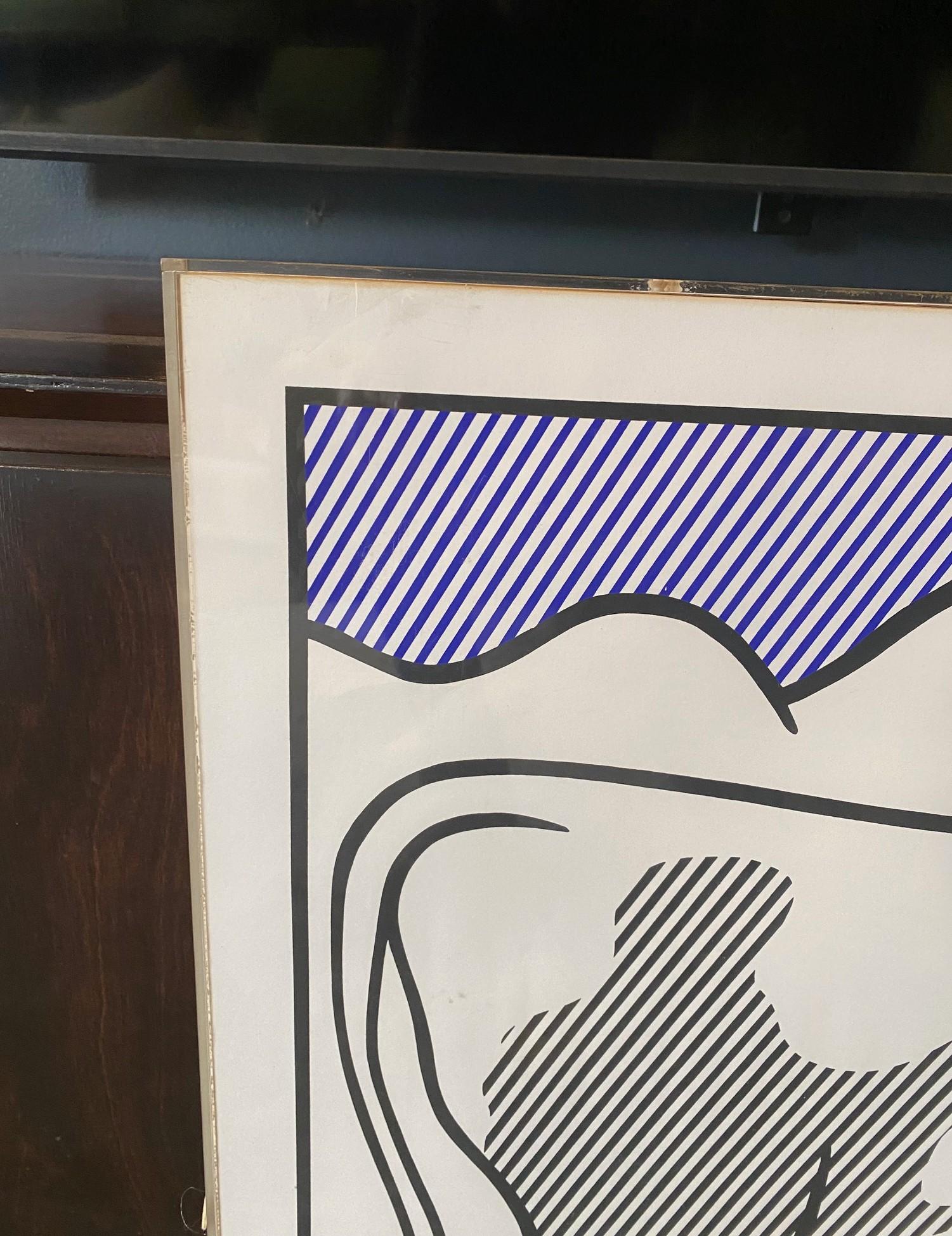 Roy Lichtenstein Limited Edition Siebdruck in Farben Cow Going Abstract, 1982 im Angebot 3