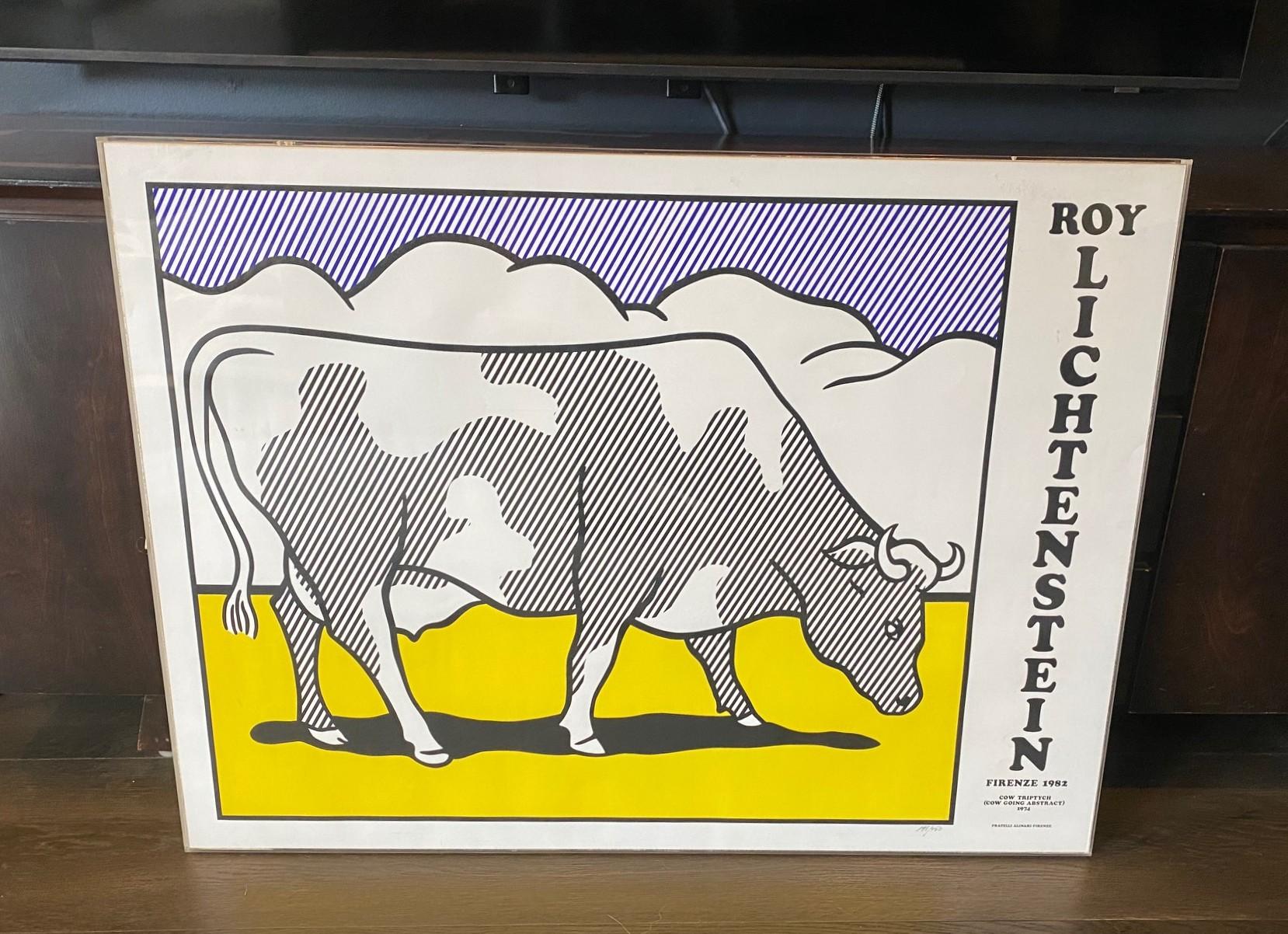 Ein wundervoller, großer Siebdruck des amerikanischen Pop-Art-Meisters Roy Lichtenstein mit dem Titel 