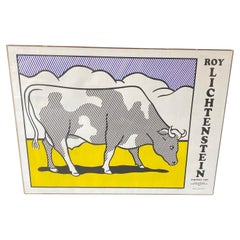 Roy Lichtenstein Limited Edition Screenprint in Colors Cow Going Abstract, 1982