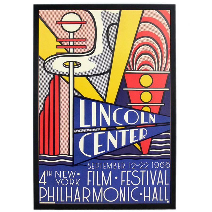 Roy Lichtenstein Lincoln Center Film Festival Color Lithograph