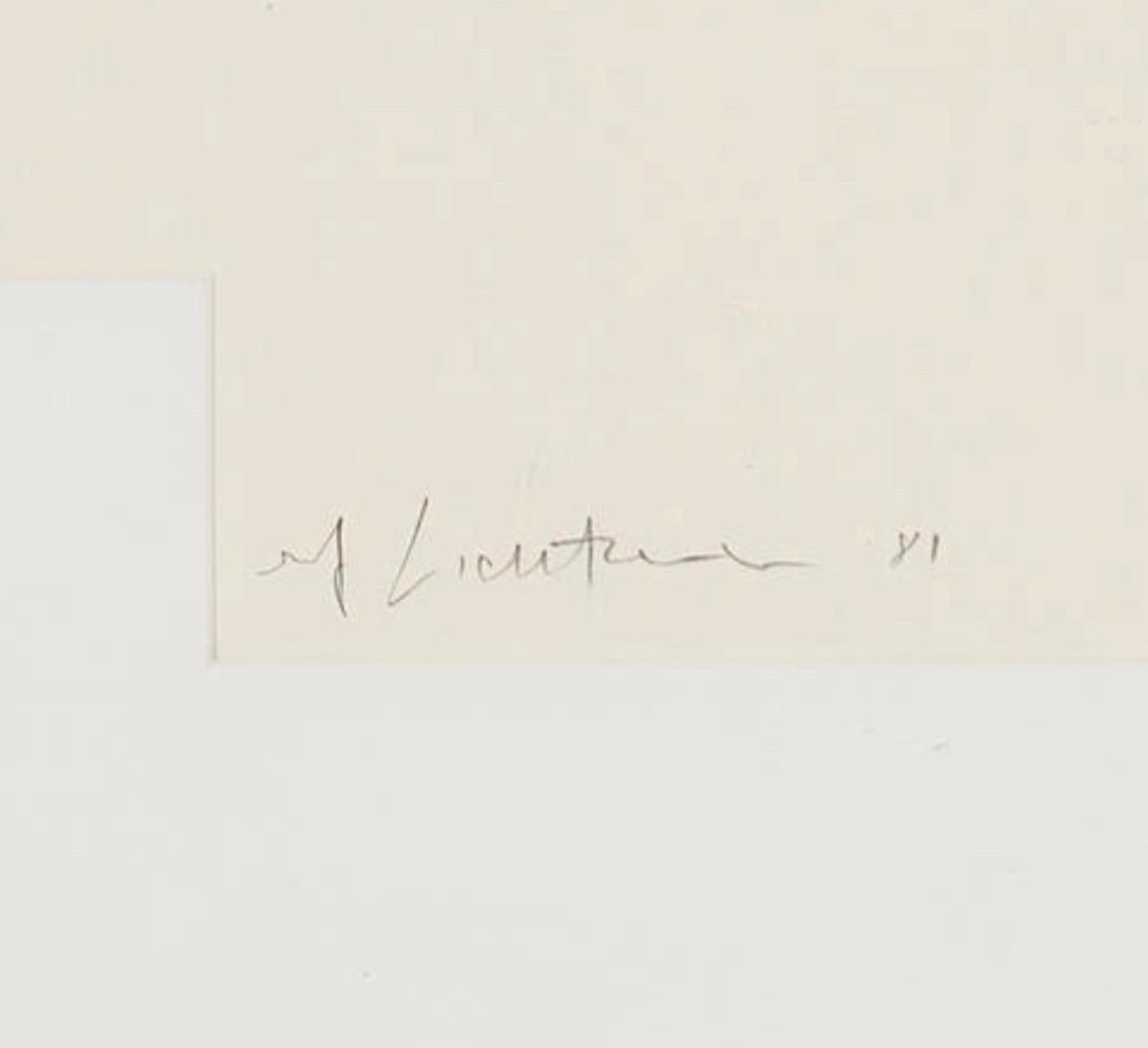 roy lichtenstein signature