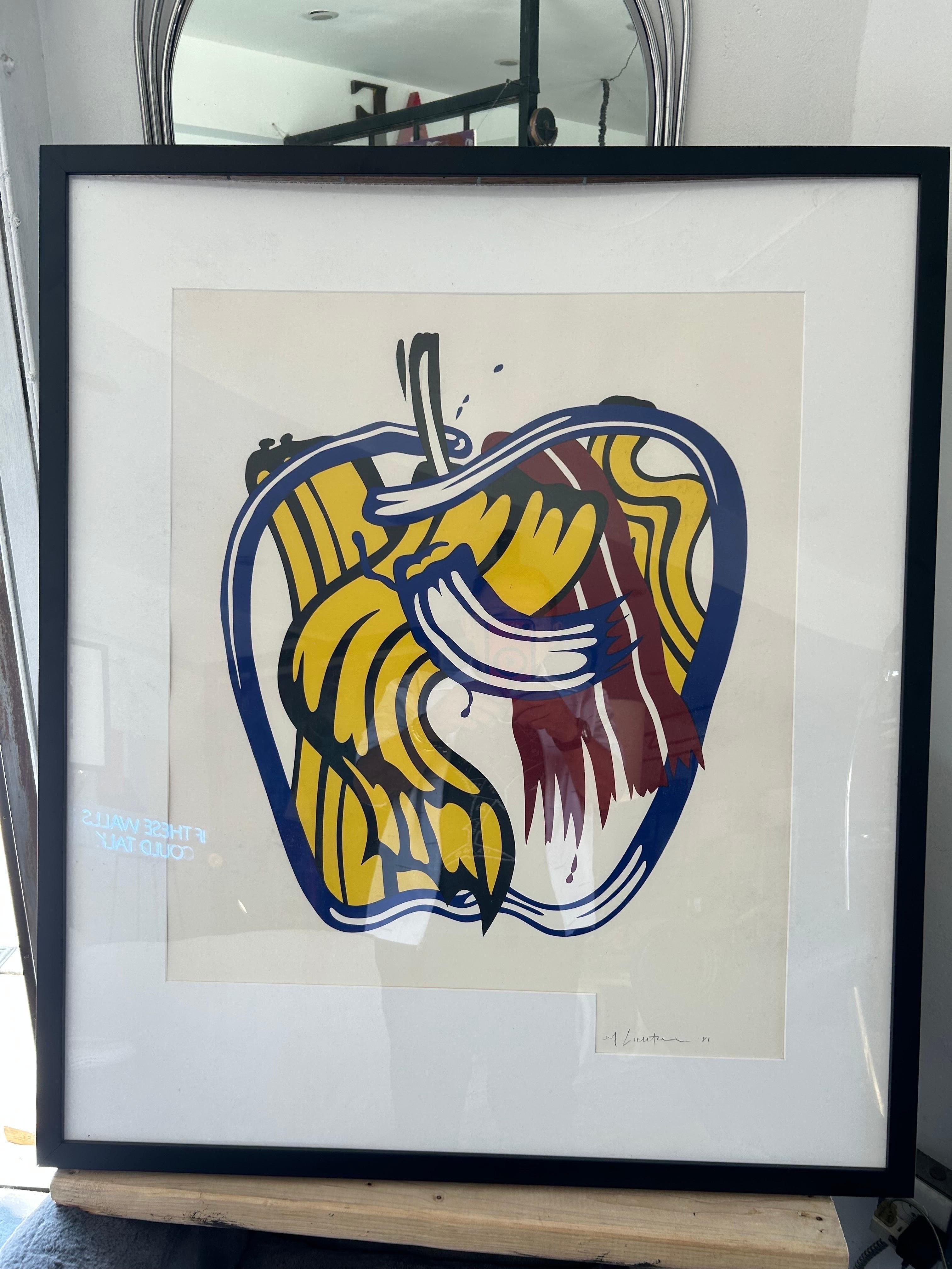 American Roy Lichtenstein Lithograph for the St. Louis Art Museum For Sale