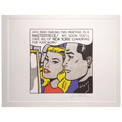 Roy Lichtenstein "MASTERPIECE" 1995