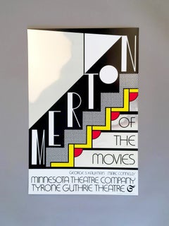Roy Lichtenstein 'Merton of the Movies' Original 1968 Silver Foil Poster Print