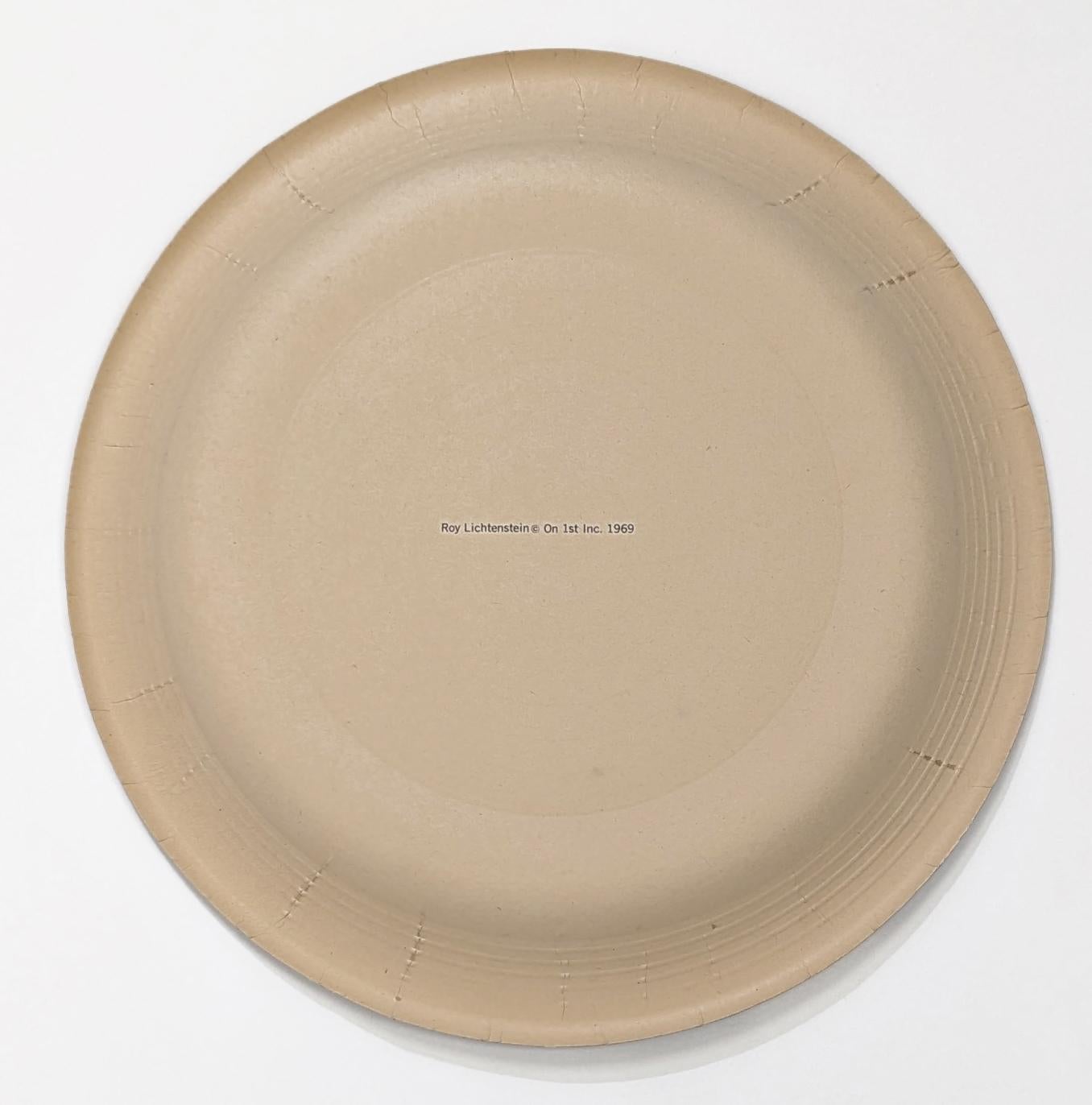 PLATE - Print by Roy Lichtenstein