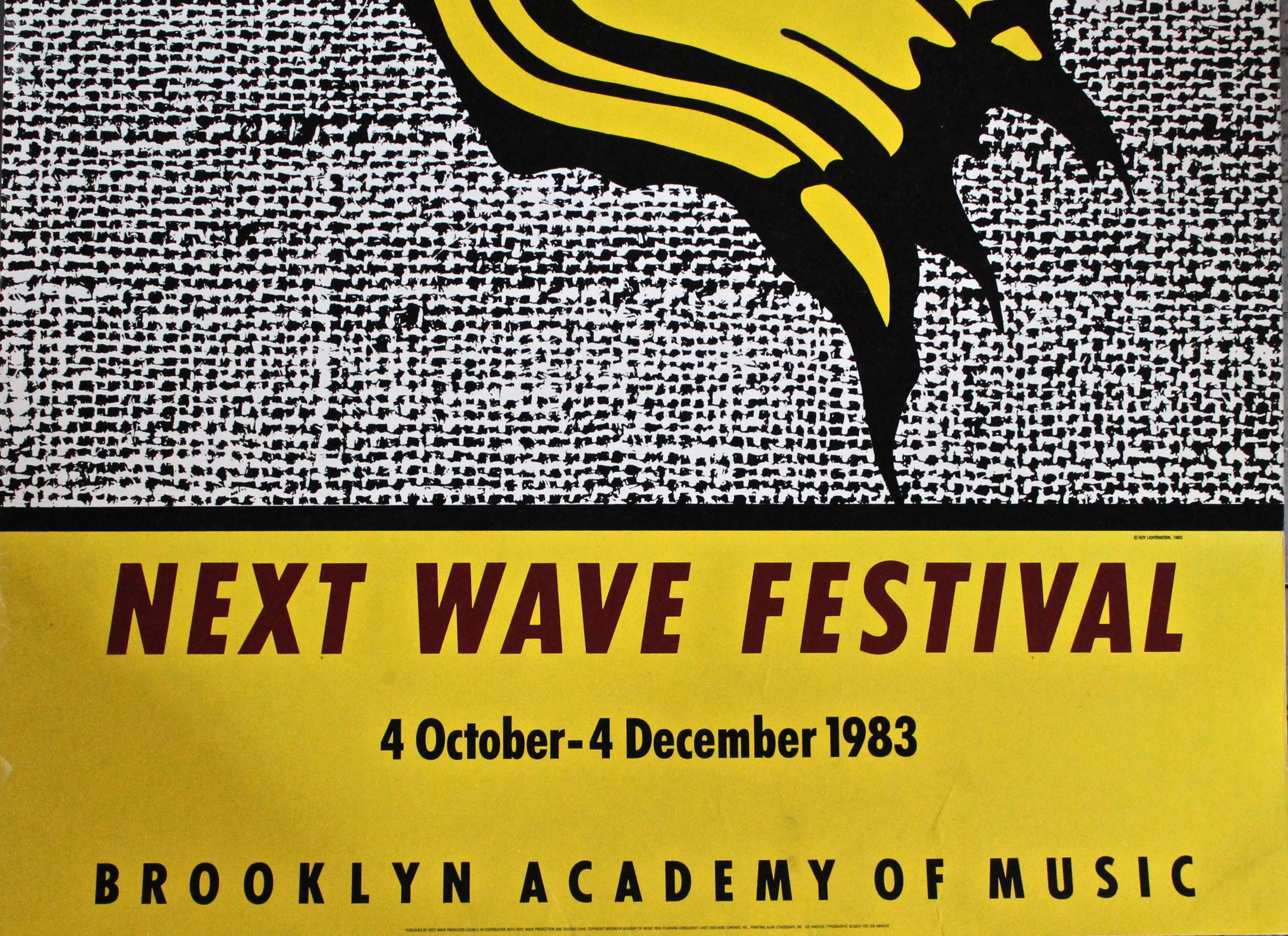 Modern Roy Lichtenstein Next Wave Festival Brooklyn Academy of Music, 1983