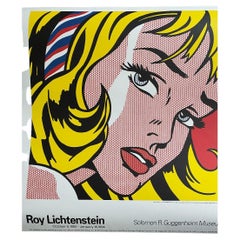 Roy Lichtenstein Official Exhibition Poster 1993 for Guggenheim Museum