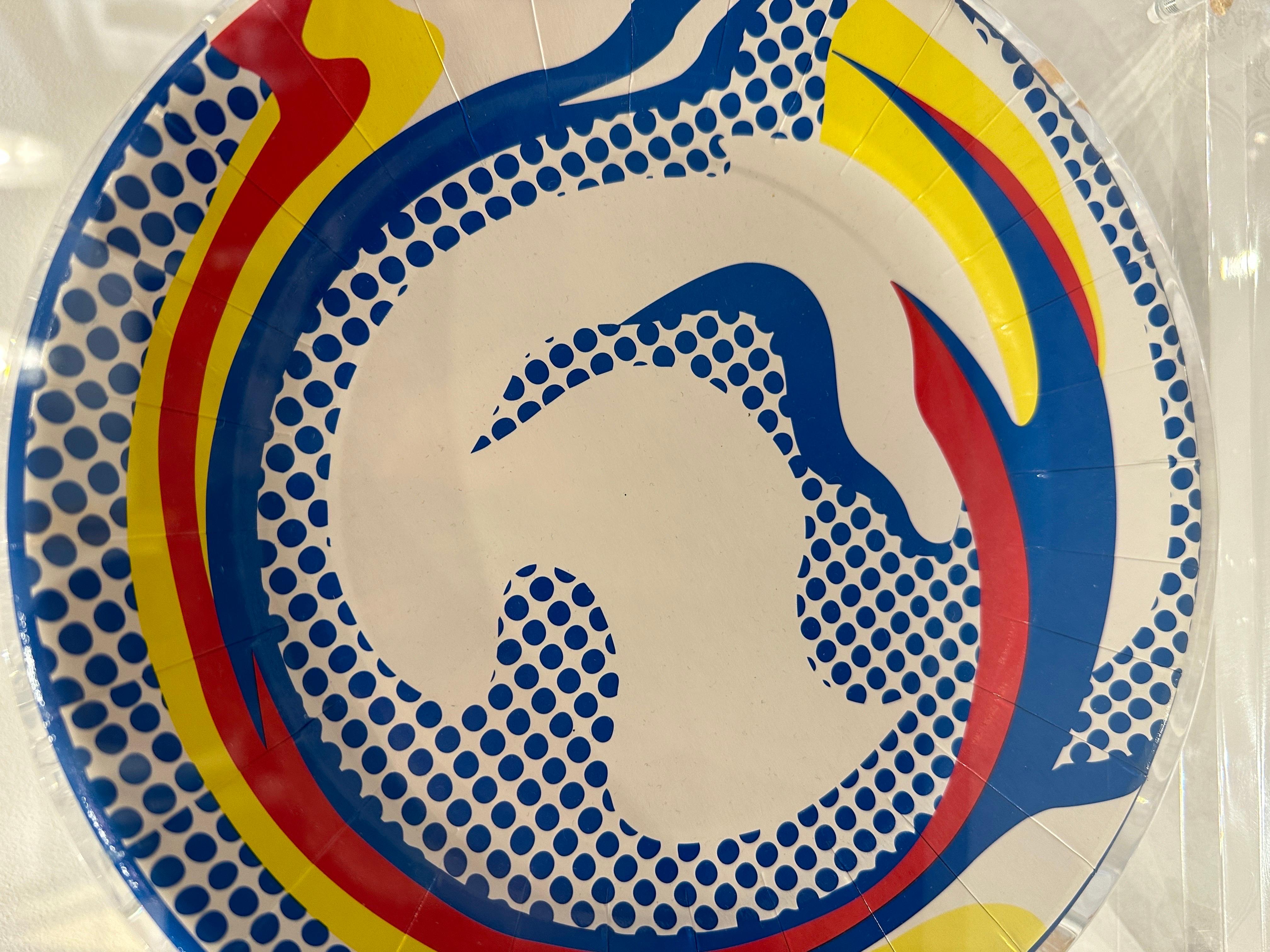 roy lichtenstein plate
