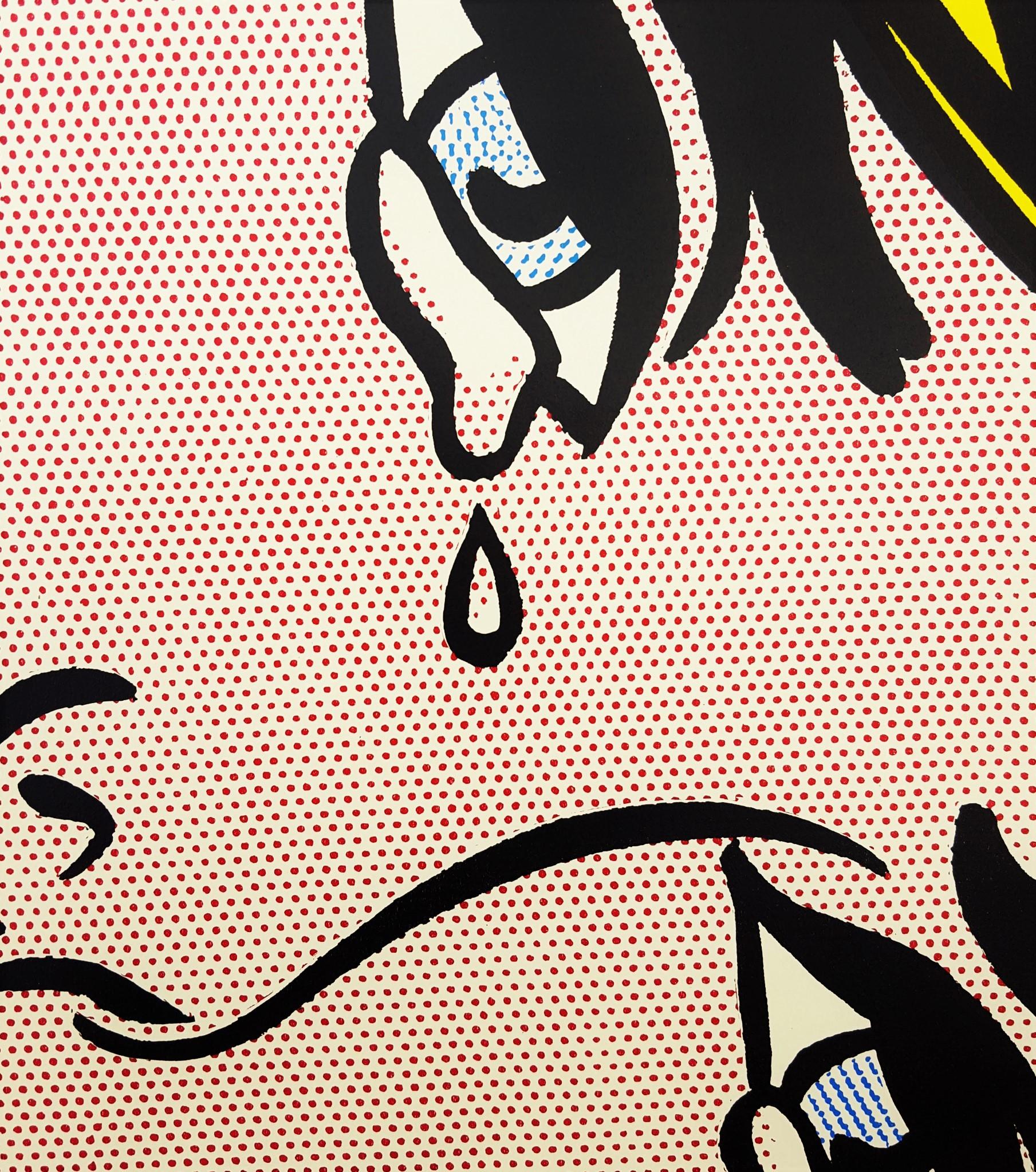 Kunsthalle Bern (Hopeless) Poster /// Pop Art Roy Lichtenstein Serigrafia Enorme in vendita 9