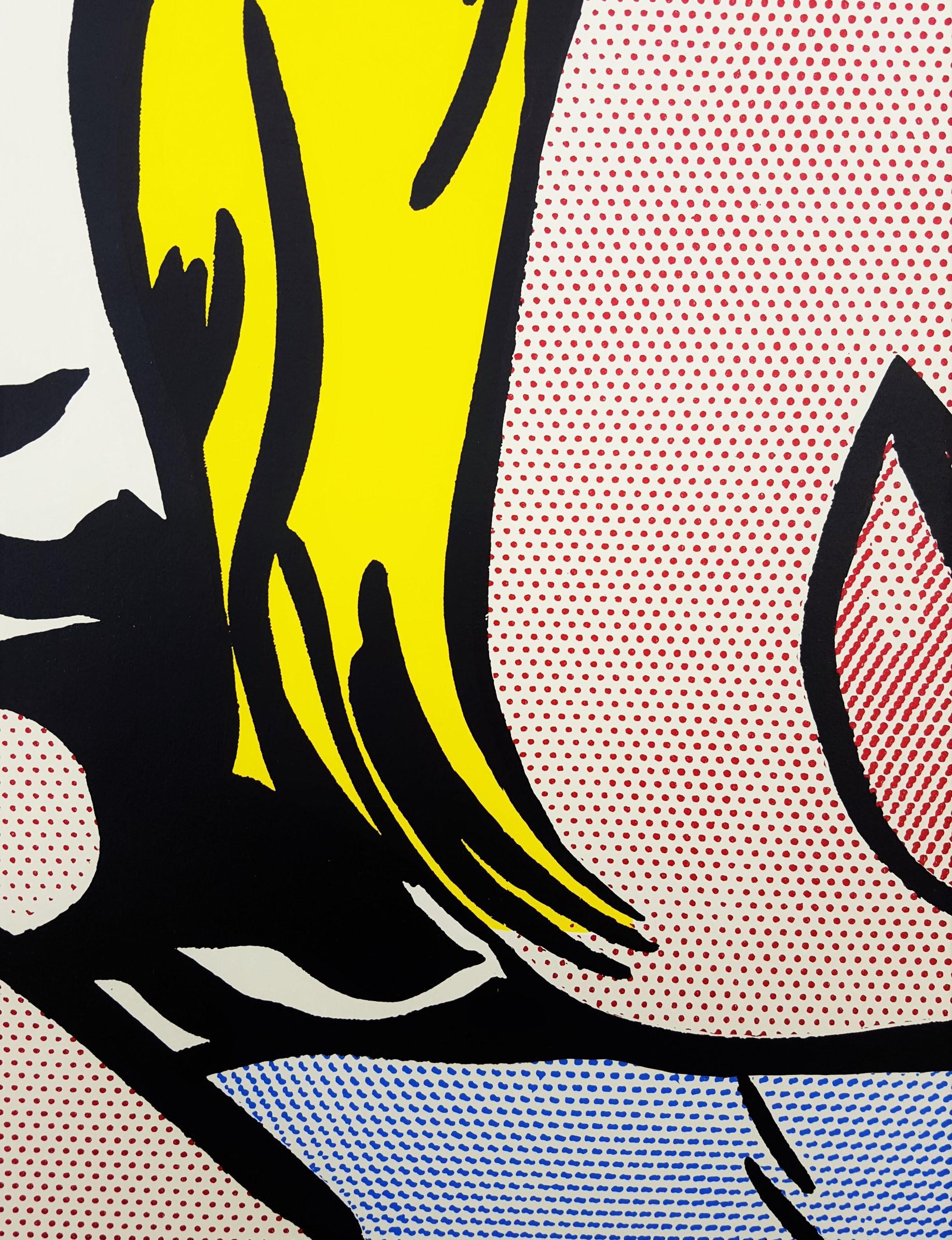 Kunsthalle Bern (Hopeless) Poster /// Pop Art Roy Lichtenstein Screenprint Huge For Sale 9
