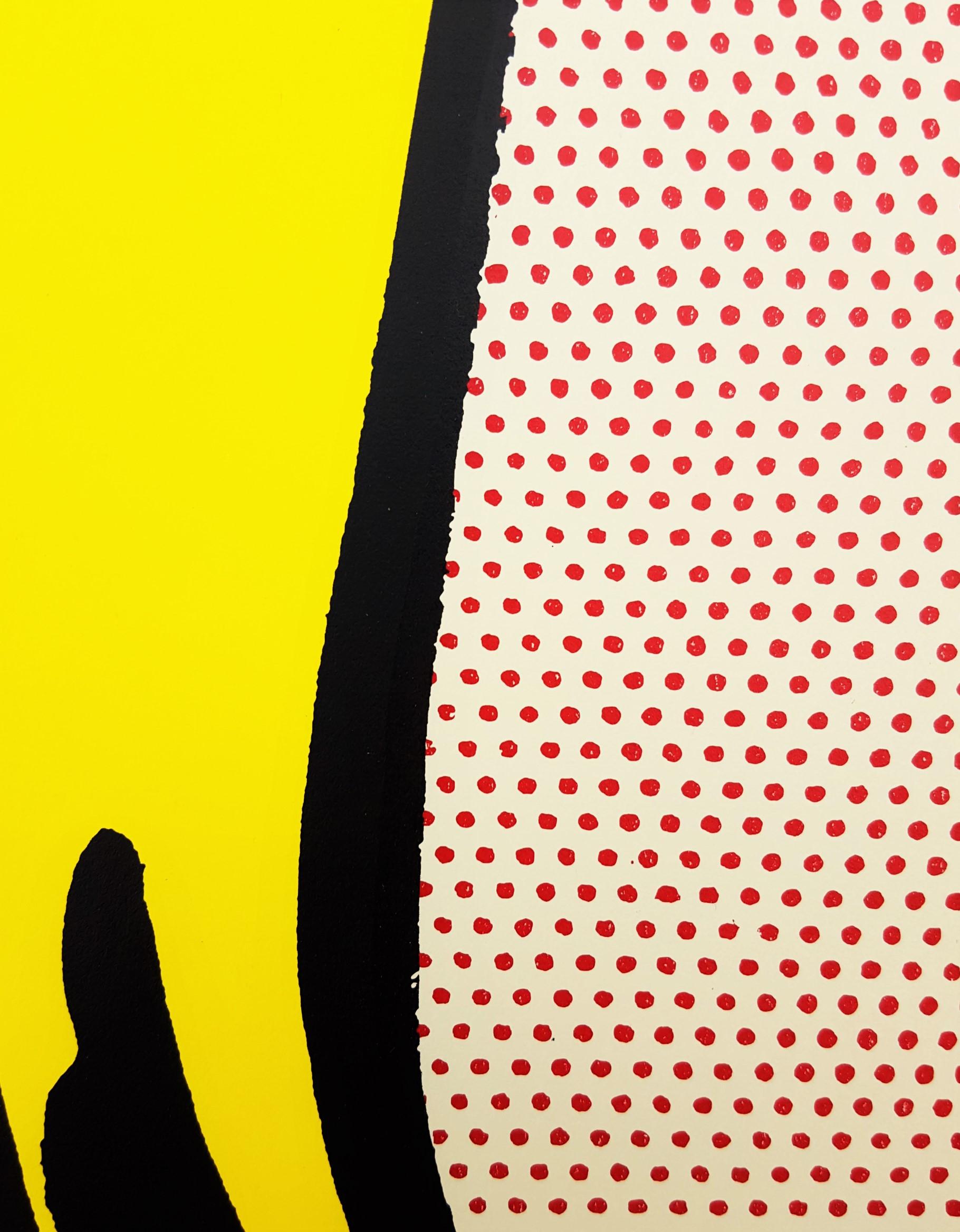 Kunsthalle Bern (Hopeless) Poster /// Pop Art Roy Lichtenstein Siebdruck Huge im Angebot 12