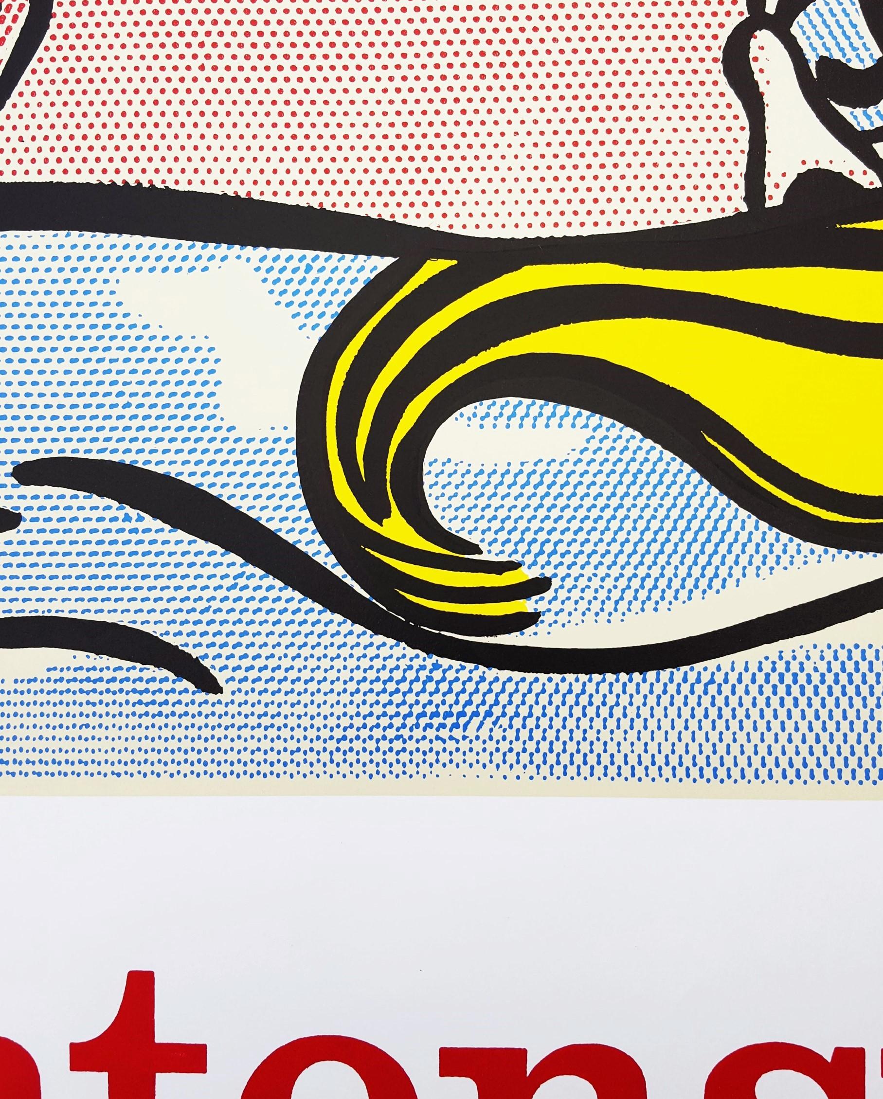 Kunsthalle Bern (Hopeless) Poster /// Pop Art Roy Lichtenstein Siebdruck Huge im Angebot 13