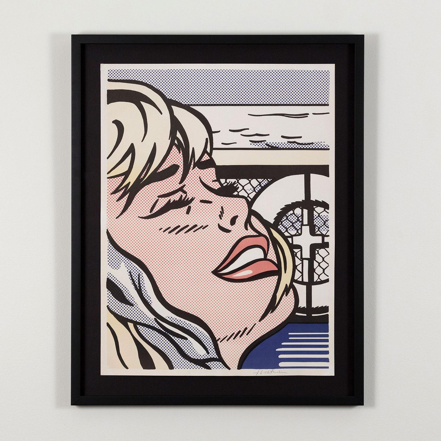 Portrait Photograph Roy Lichtenstein - La fille du bord