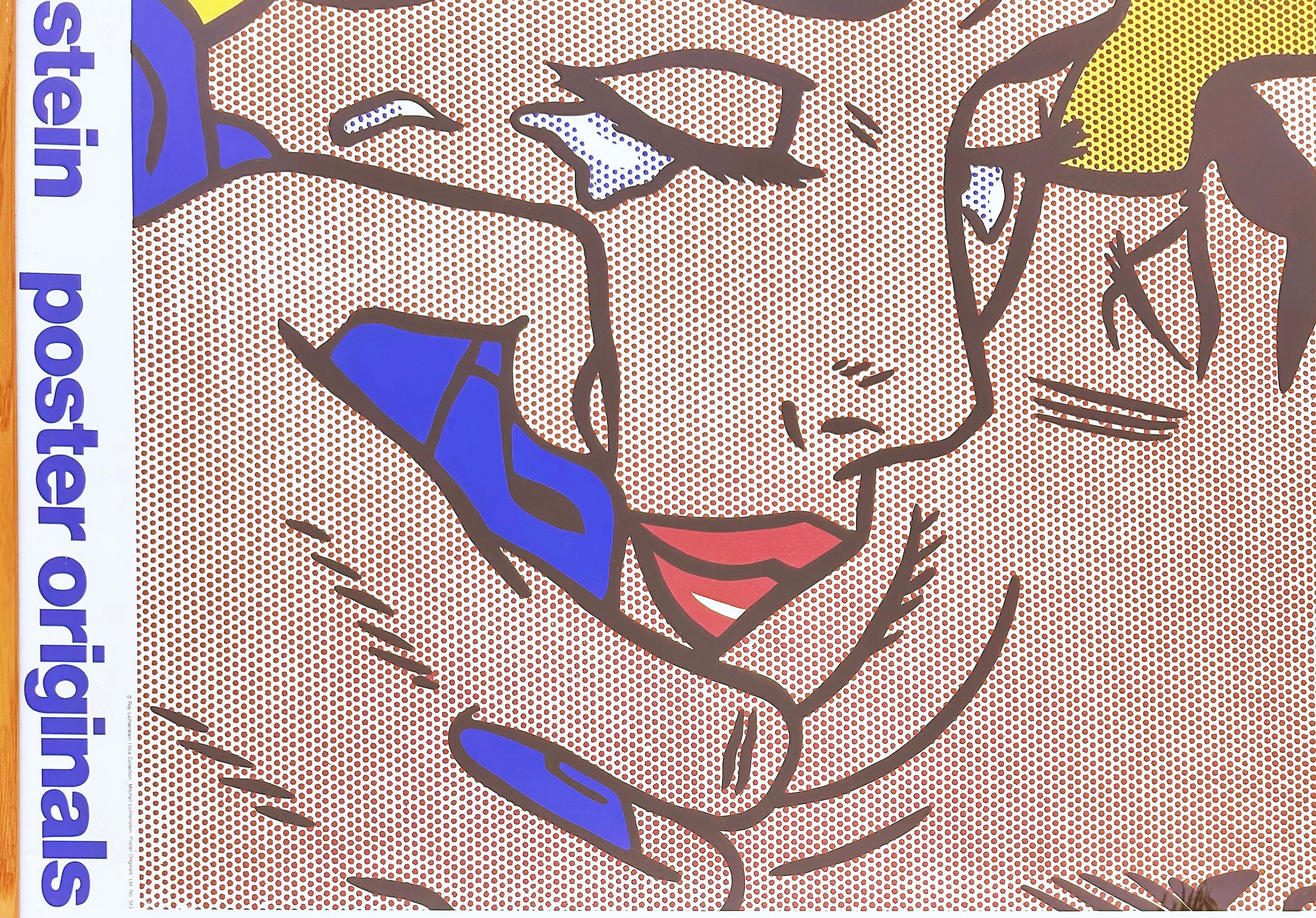 Roy Lichtenstein Pop Art Kiss Poster 1964  Original Ltd. #562

Nous proposons à la vente un poster pop art de Roy Lichtenstein datant de 1964 Original Ltd. #562 publiée par Mitchell Lichtenstein.  L'affiche est joliment encadrée sous verre.  Il est