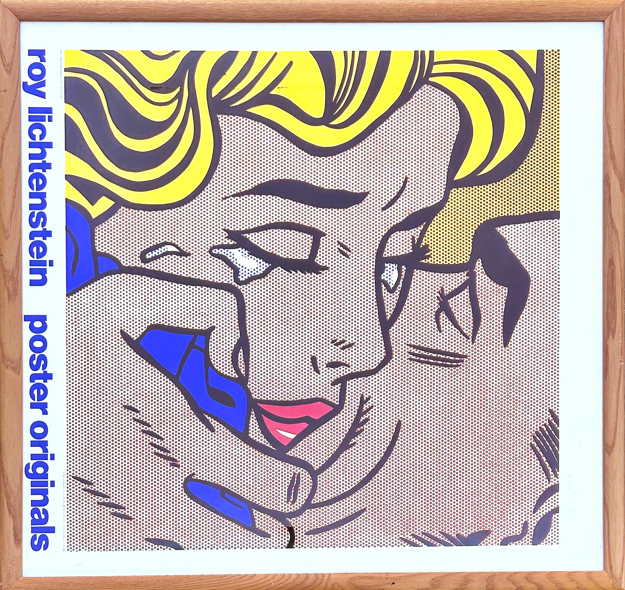 Américain Roy Lichtenstein Pop Art Kiss Poster 1964  Original Ltd. #562 en vente