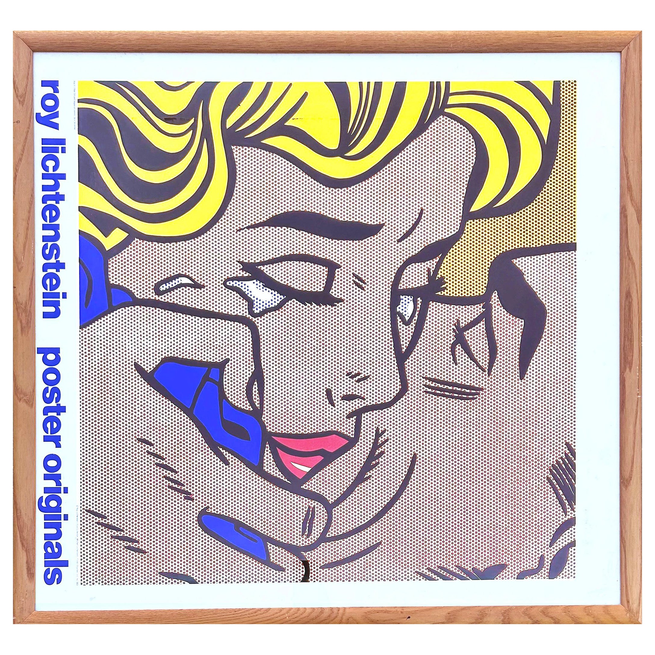 Roy Lichtenstein Pop Art Kiss Poster 1964  Original Ltd. #562